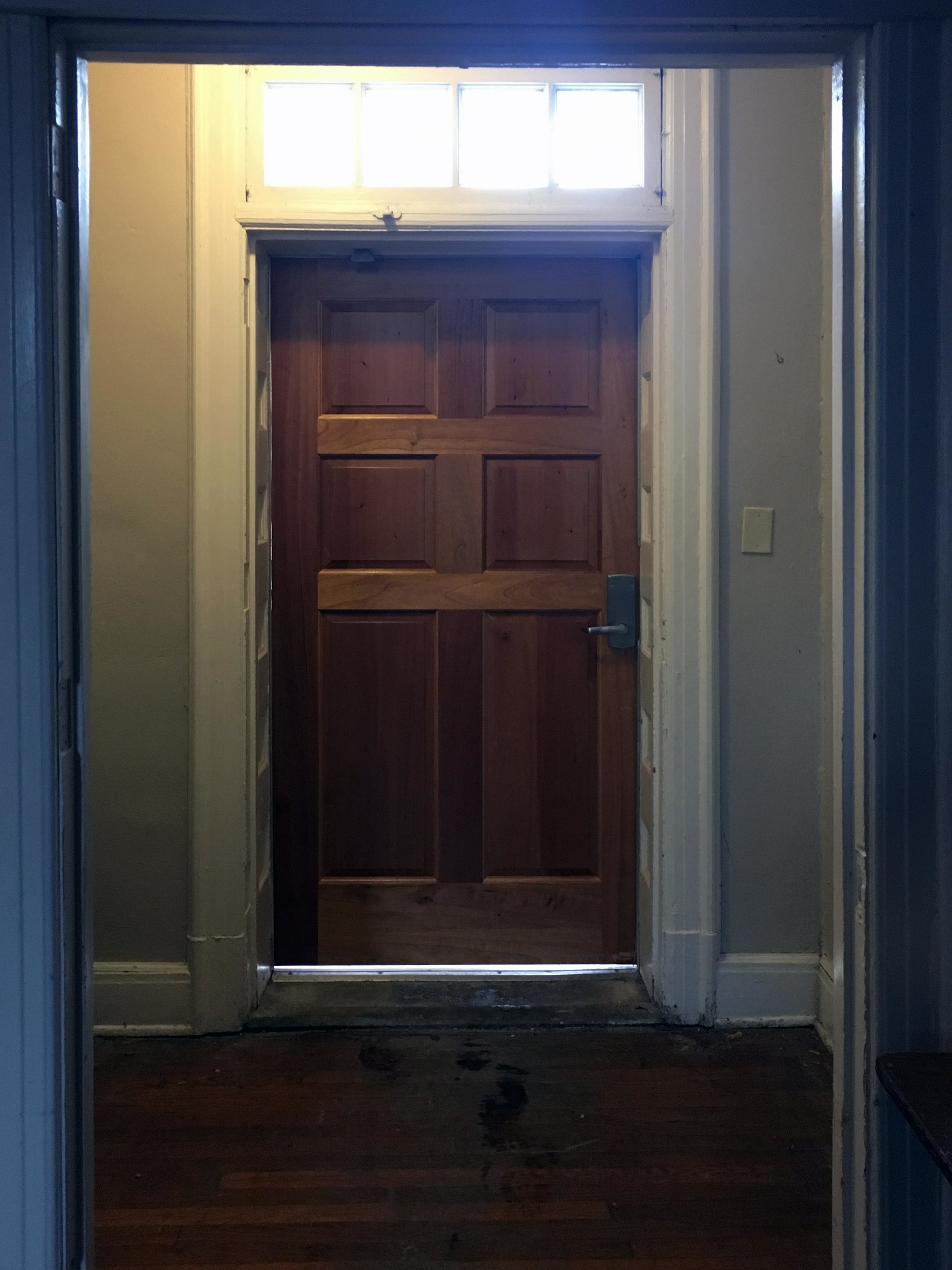  Spring 2017 - New Front Door to Chapter House 