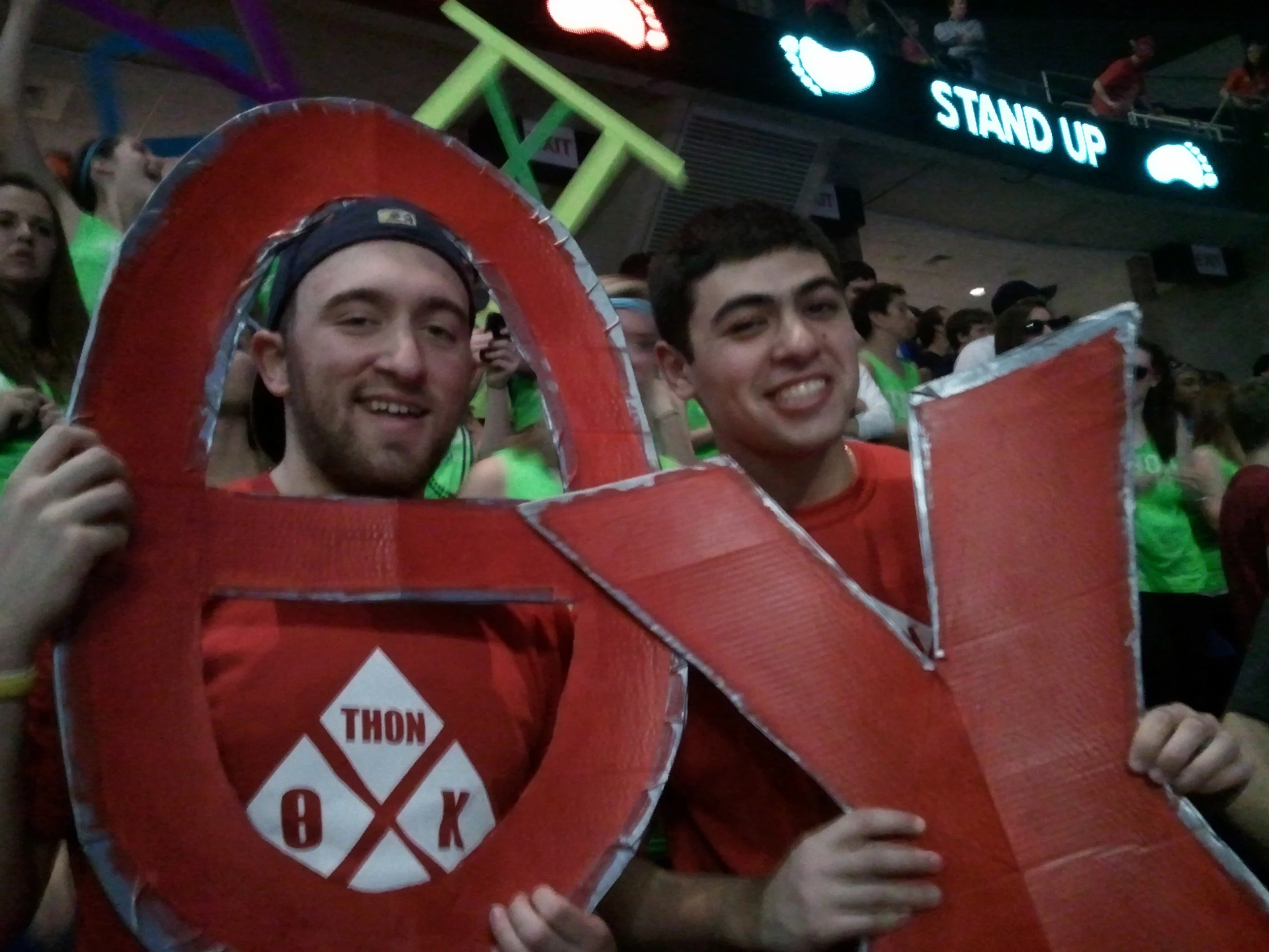 Ed Benish (L) and Zach Meharey
Thon 2011