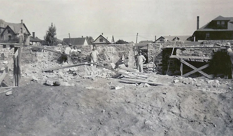 523 South Allen - Construction
New Theta Chi House at Penn State
as it look on Sept. 30, 1929
