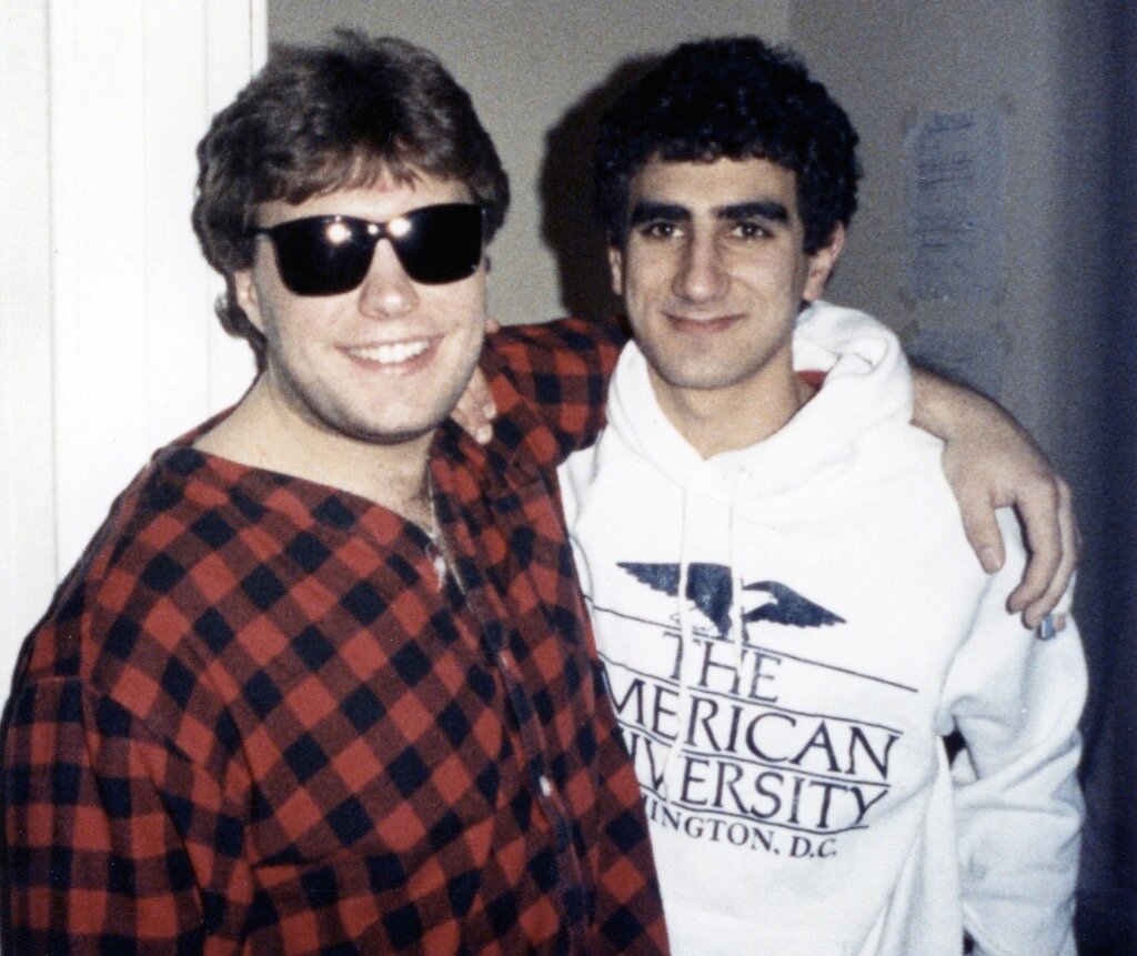  John Stagliano (L) and David Yohannan1978photo courtesy of GInger Clarke Vacca 