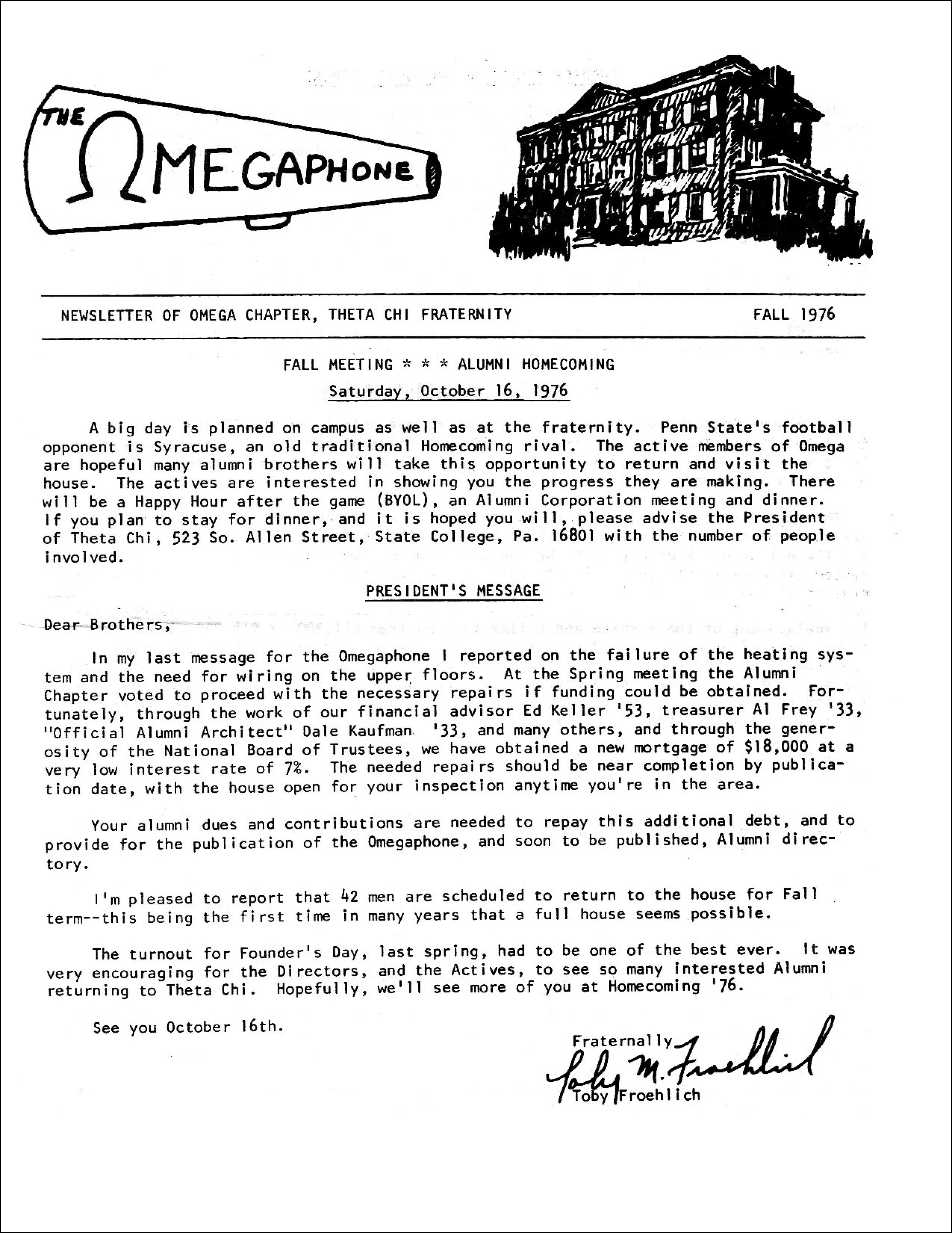Fall 1976 Omegaphone