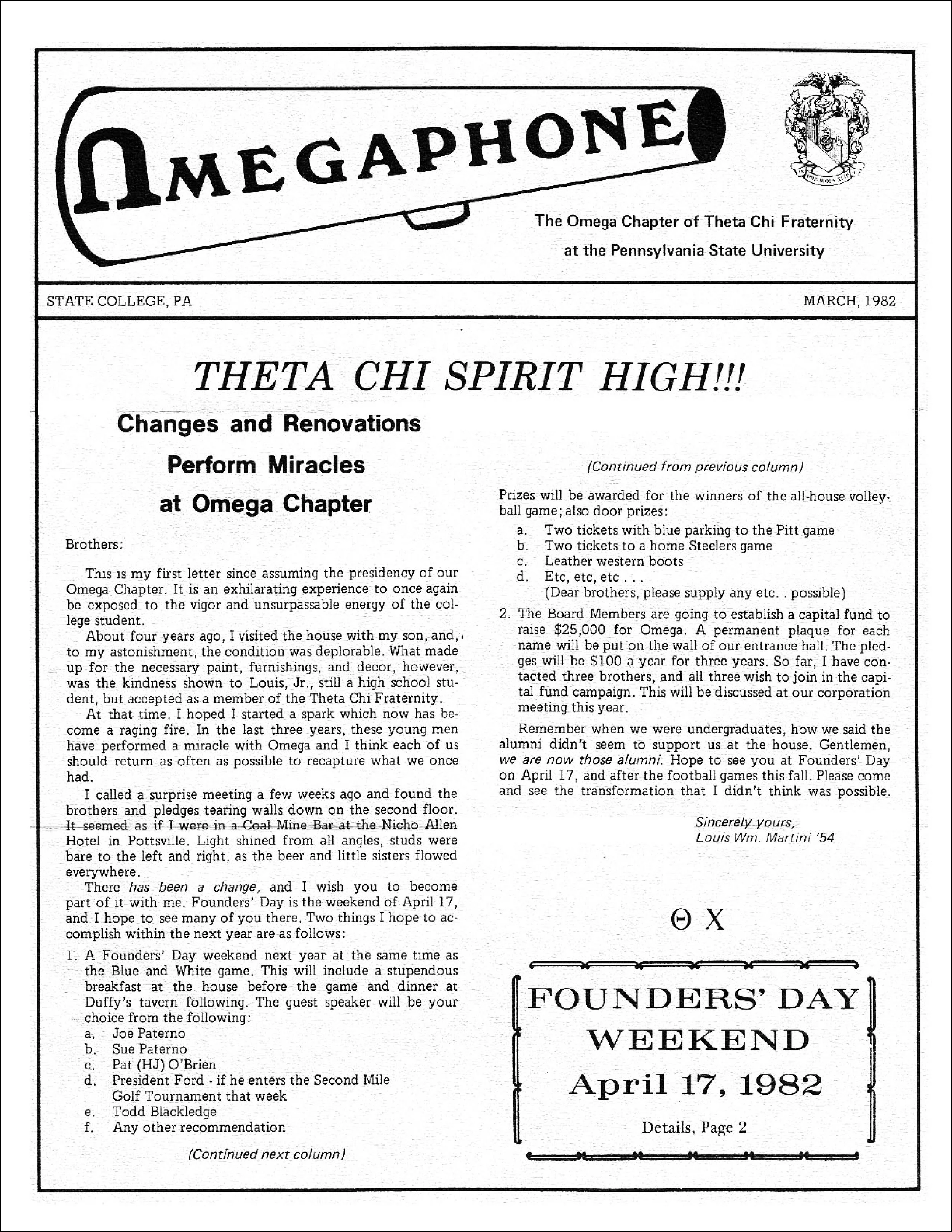March 1982 Omegaphone