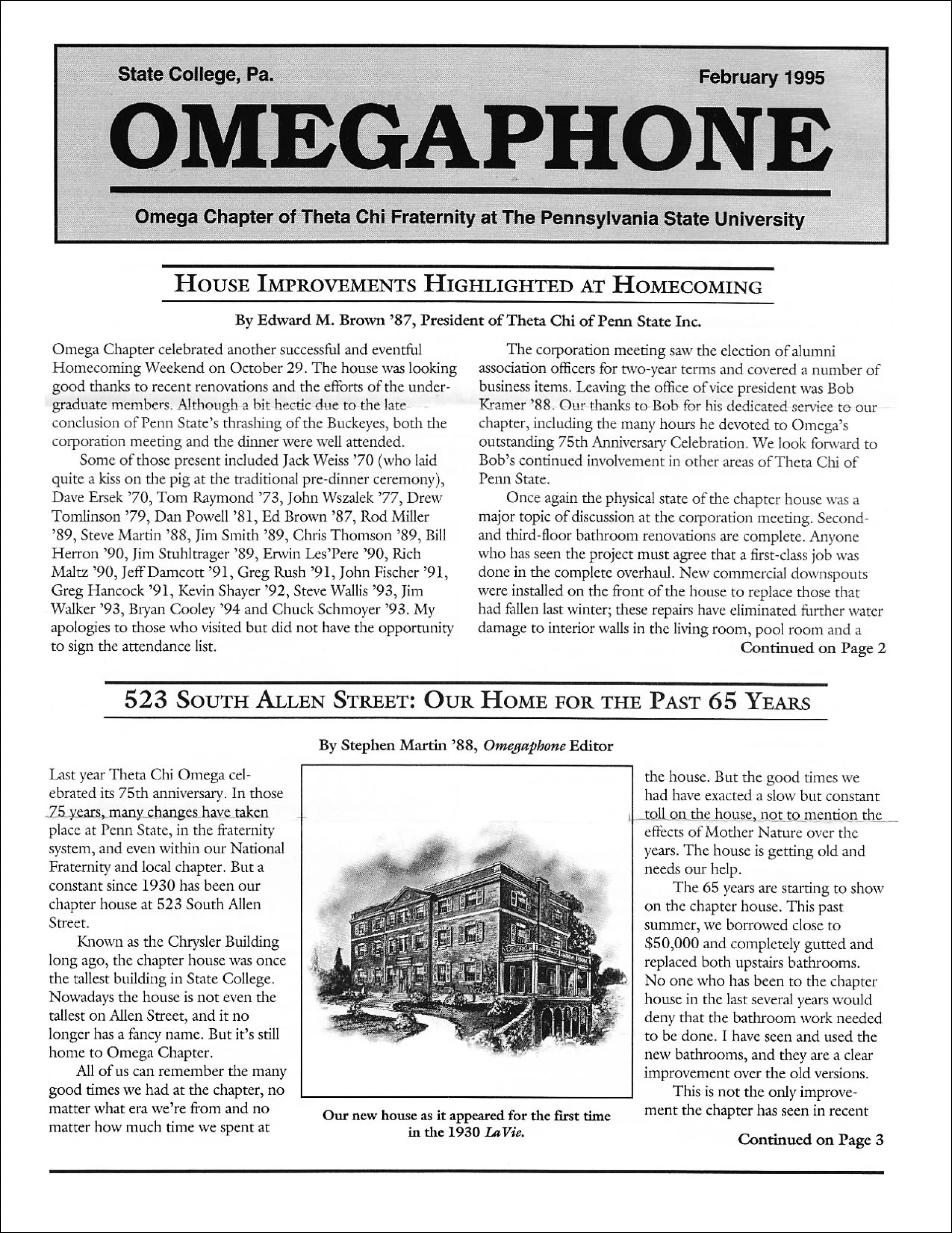 February 1995 Omegaphone