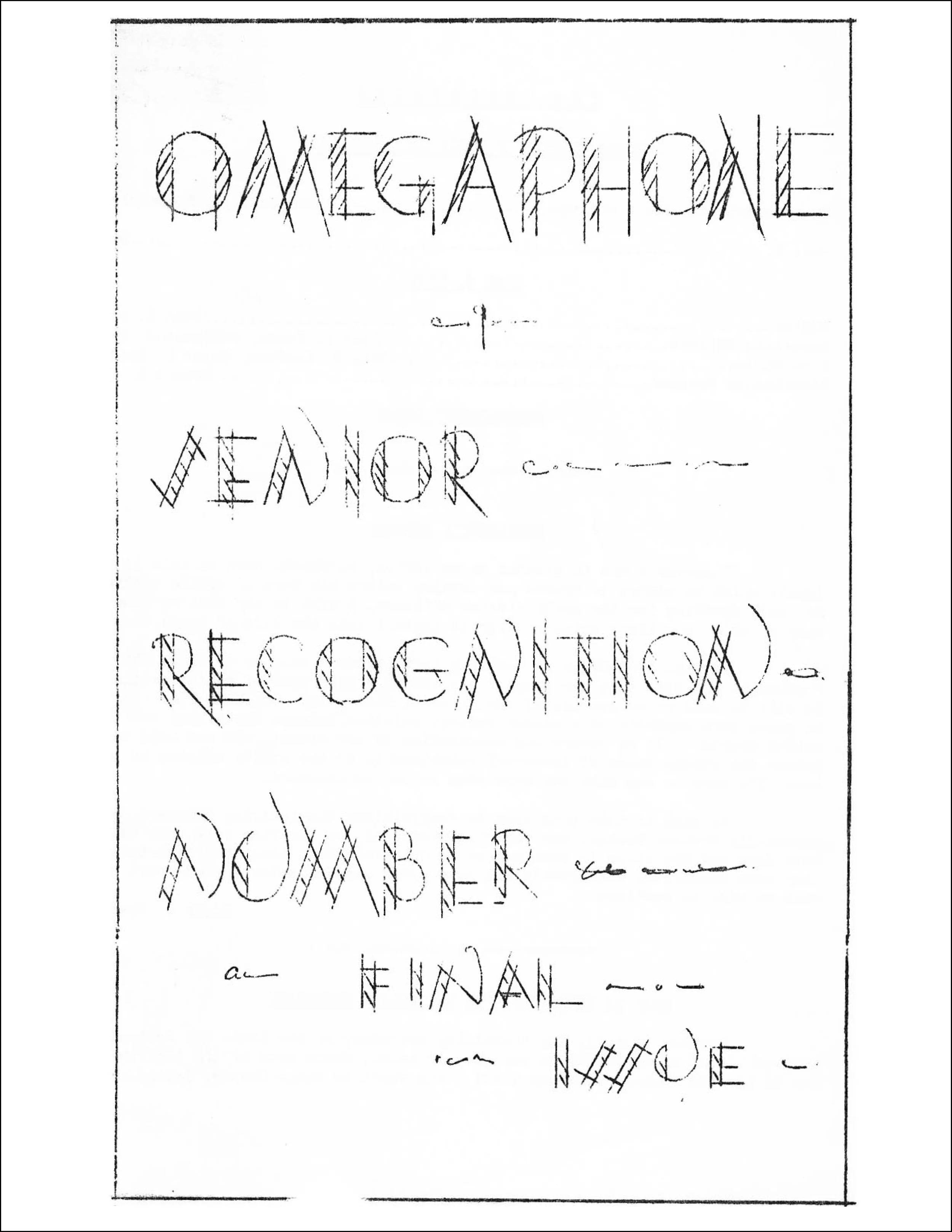 June 1931 Omegaphone