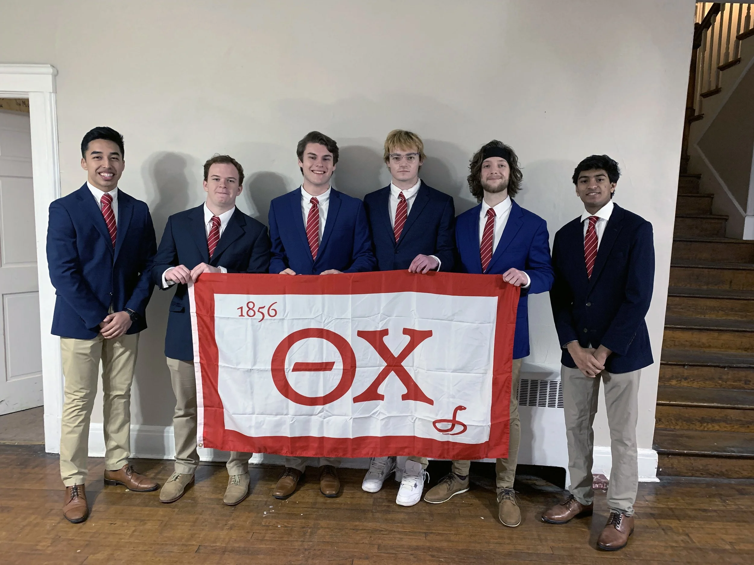 Omega Initiates New Brothers - Spring 2022