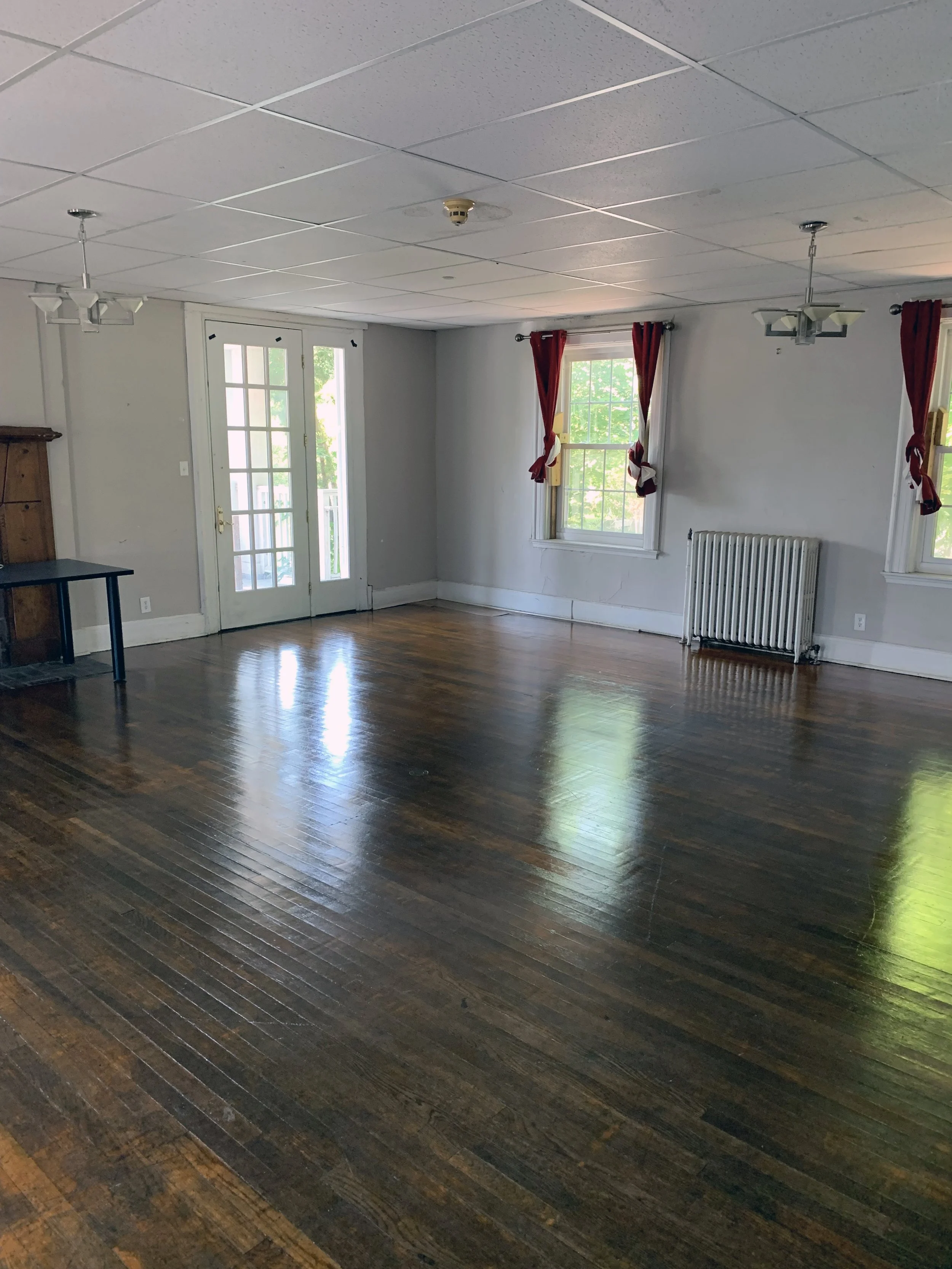  2022 Summer - Work/Funiture Projects - First floor polished and waxed 