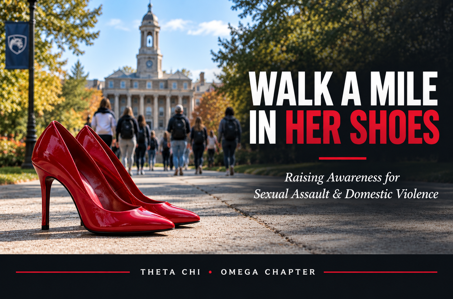 Daily Collegian Story - Students participate in 'Walk a Mile in Her Shoes'