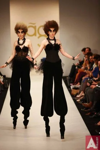 Modeling for KAGI - NZ fashion week. 