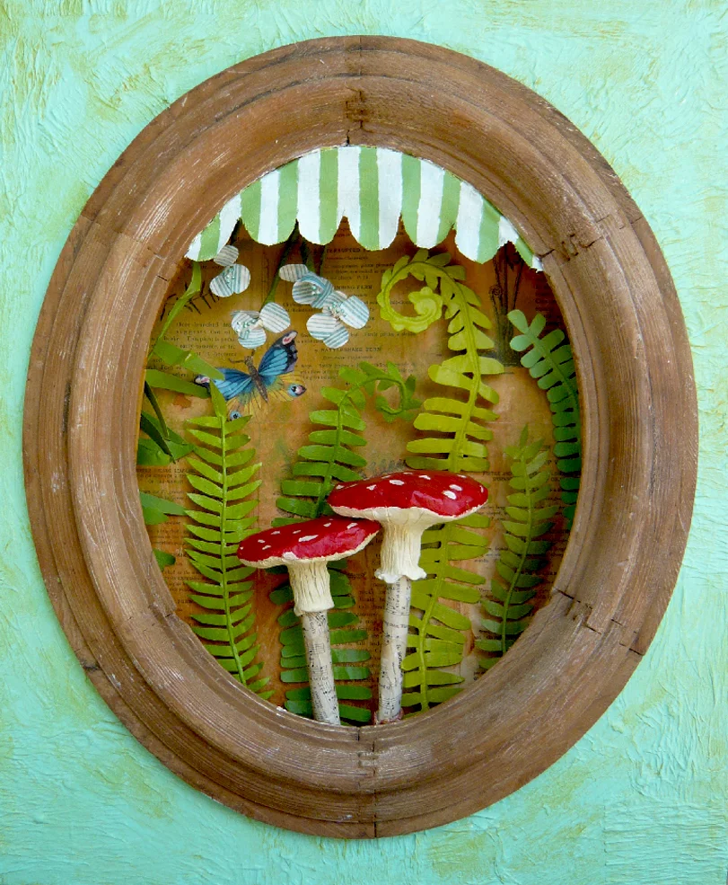 Fancy Mushroom Diorama