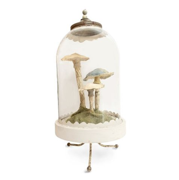 Untitled (Three Mushrooms) Bell Jar