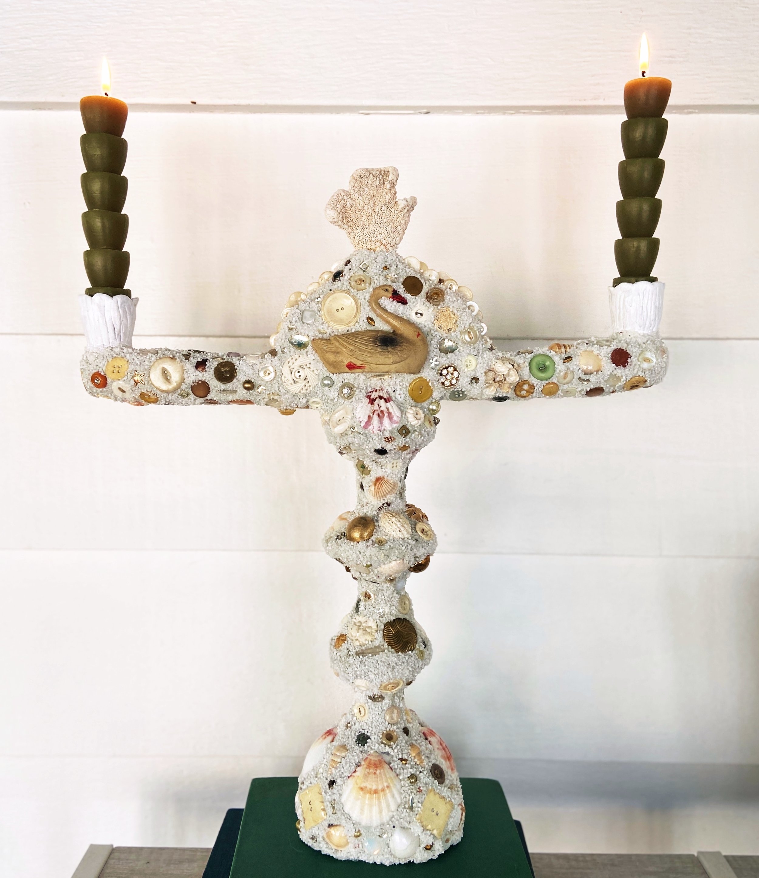 Curious Candelabra: White Swan