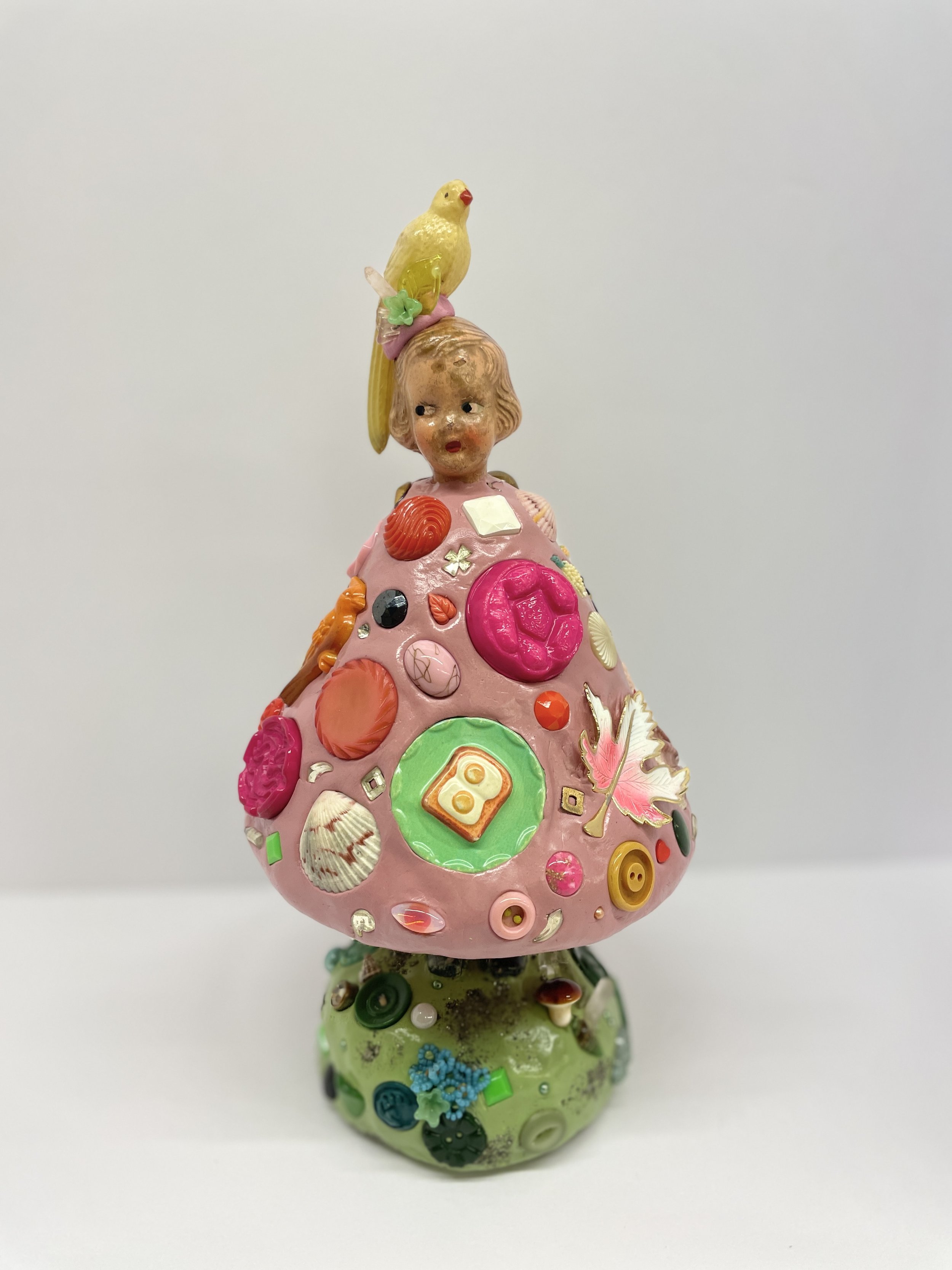 Bubblegum Exotic Girl with Bird