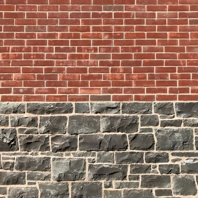 #brick and #stone veneer @theroyalhotelpicton in #princeedwardcounty. This clay brick from the Netherlands was combined with local Limestone to recreat the East facade of this historic landmark. #masonry #stonemasonry #picton #craftsmanship #heritage