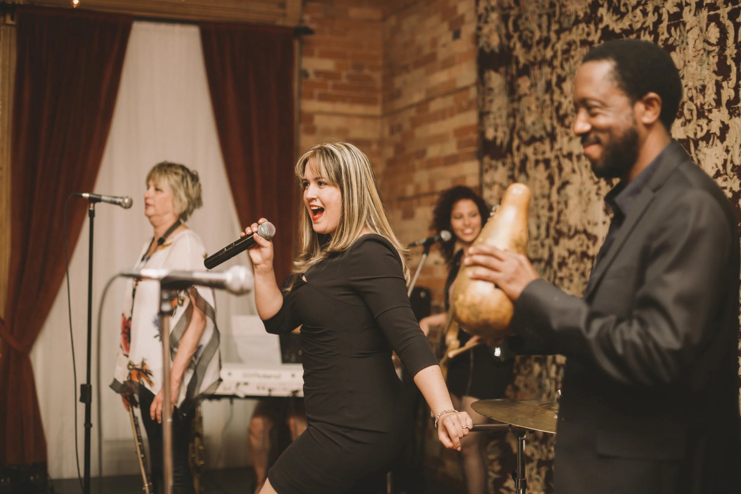 Live Cuban band at Gladstone Hotel Wedding Reception