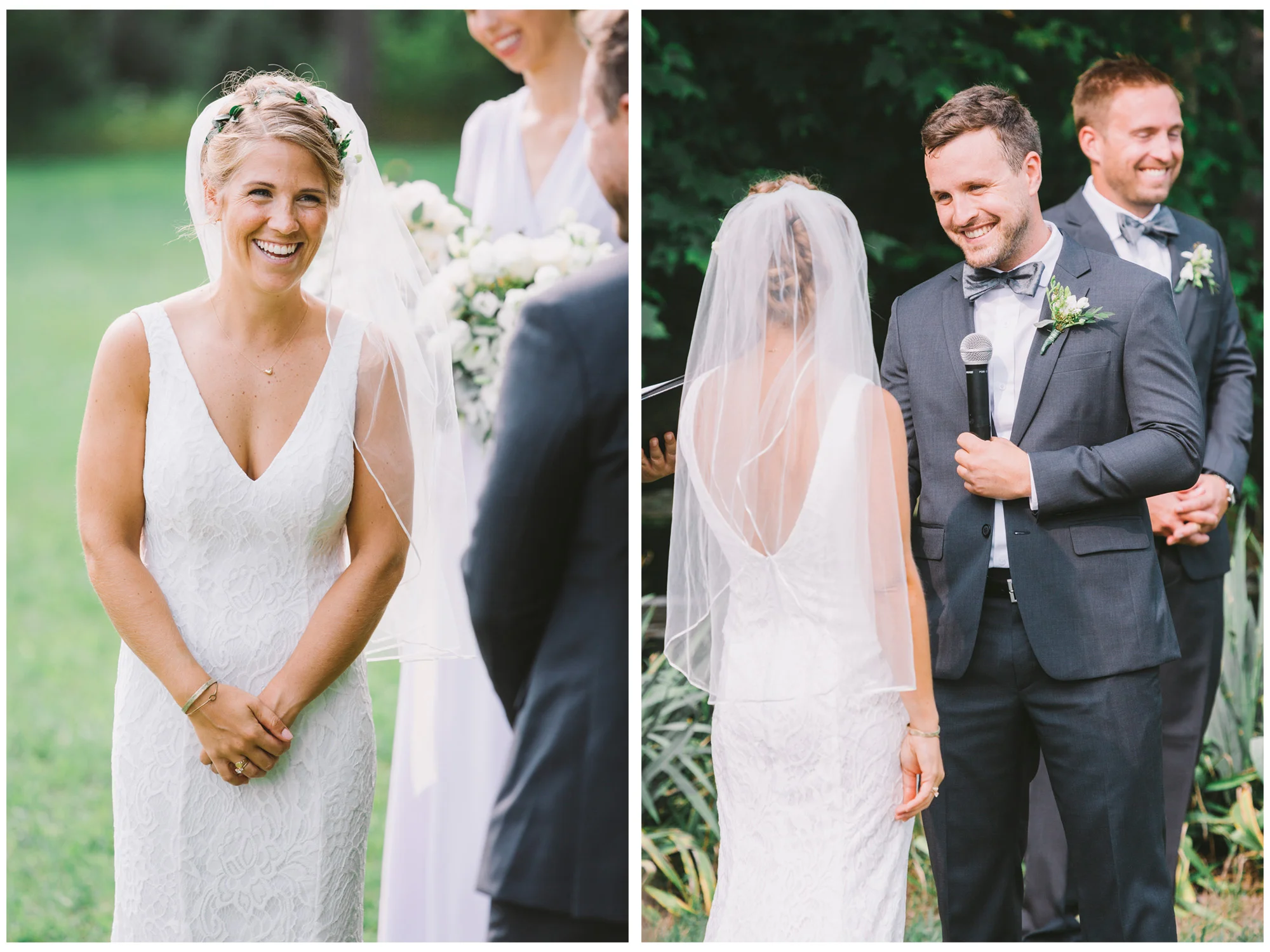 Wedding Ceremony at Drysdale's Tree Farm