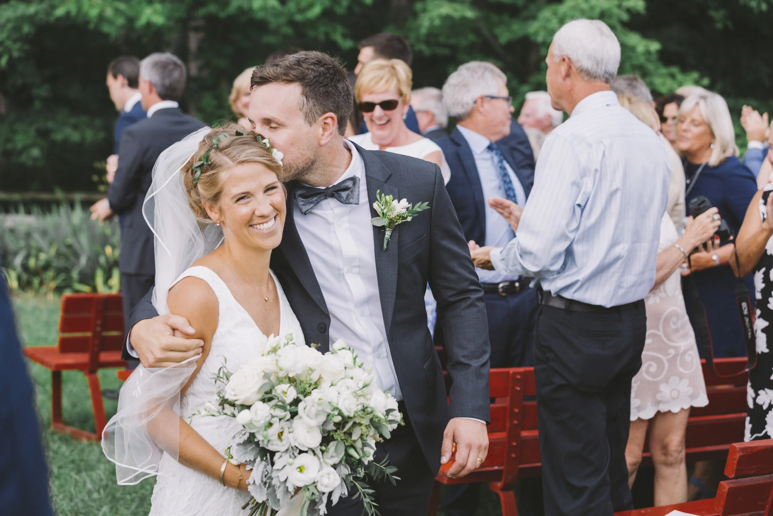 Wedding Ceremony at Drysdale's Tree Farm
