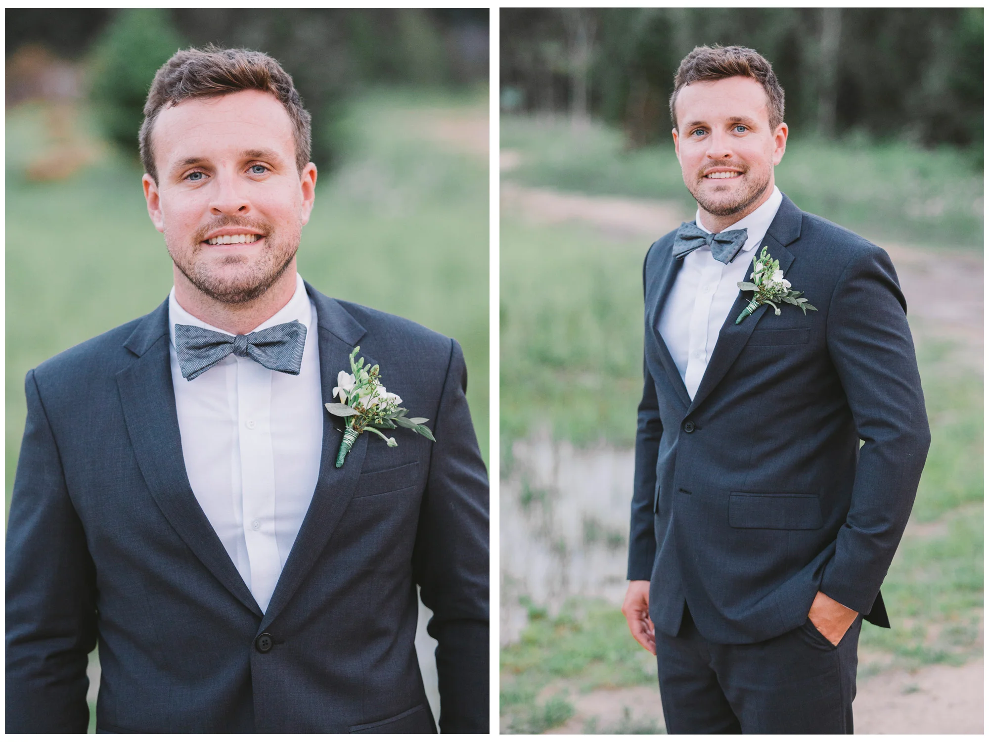 Groom's Portrait at Drysdale's Tree Farm