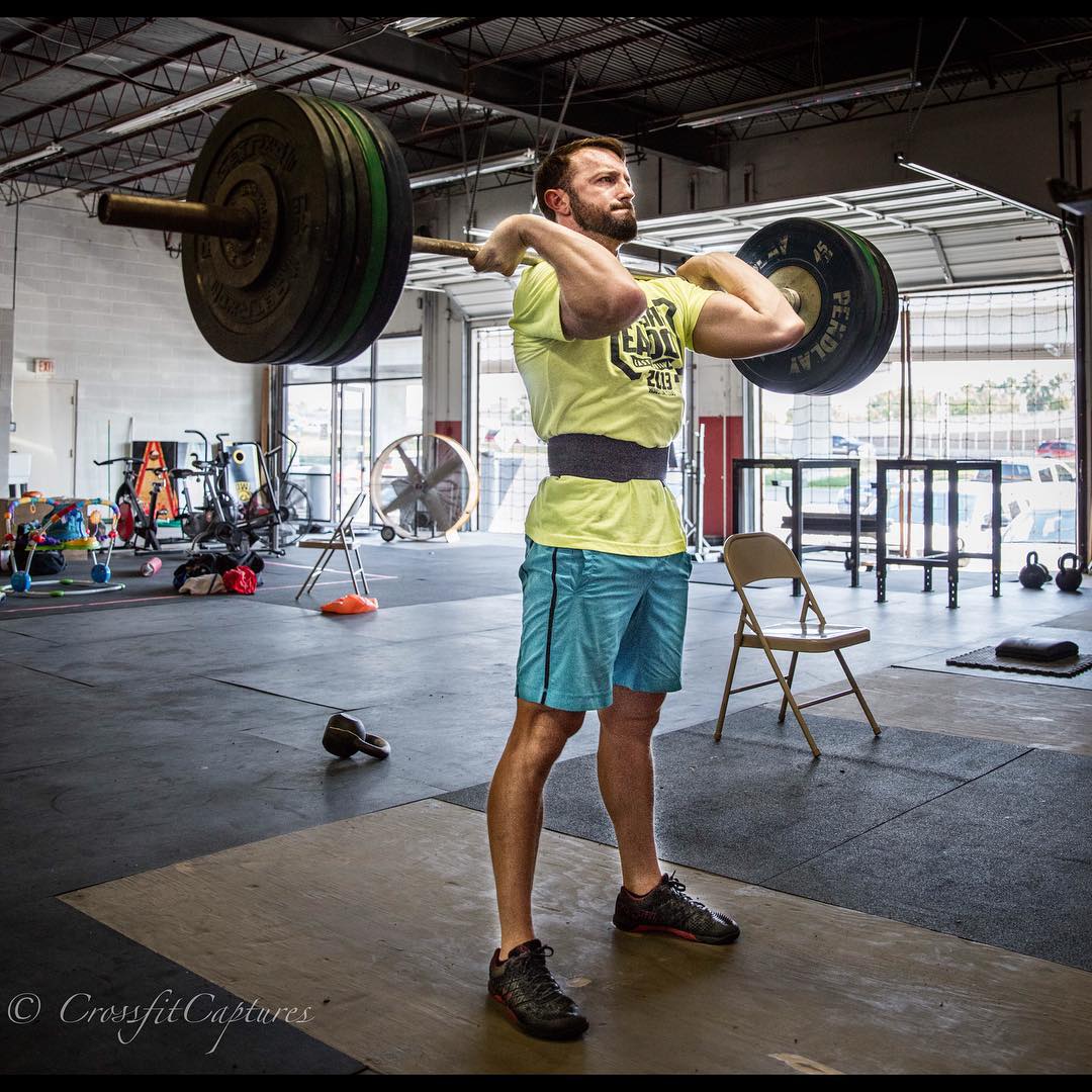 EaDo Elite Athlete Dallas Henson establishing a new push press max Photo Credit: Sierra Prime 