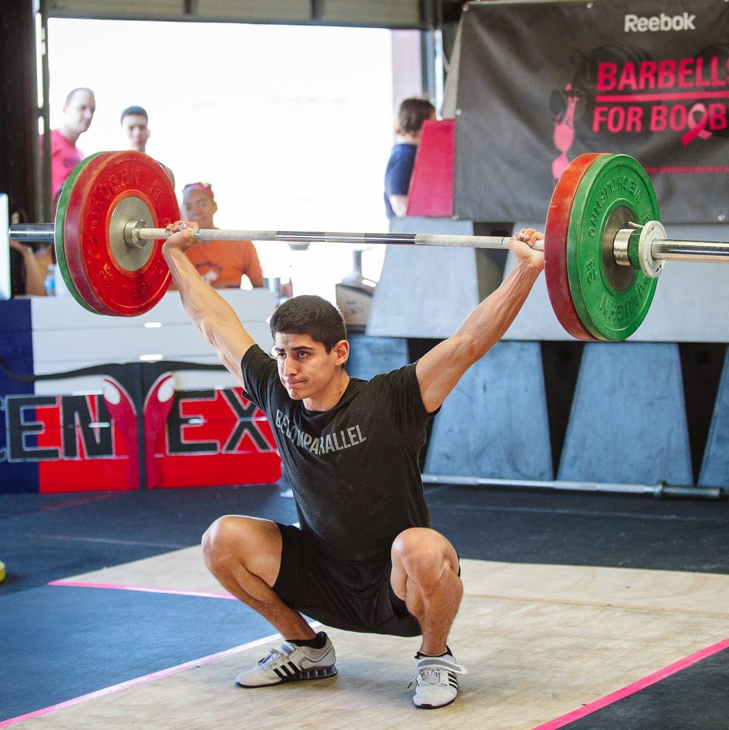 EaDo Elite athlete Victor Sanchez in action in a recent Oly meet