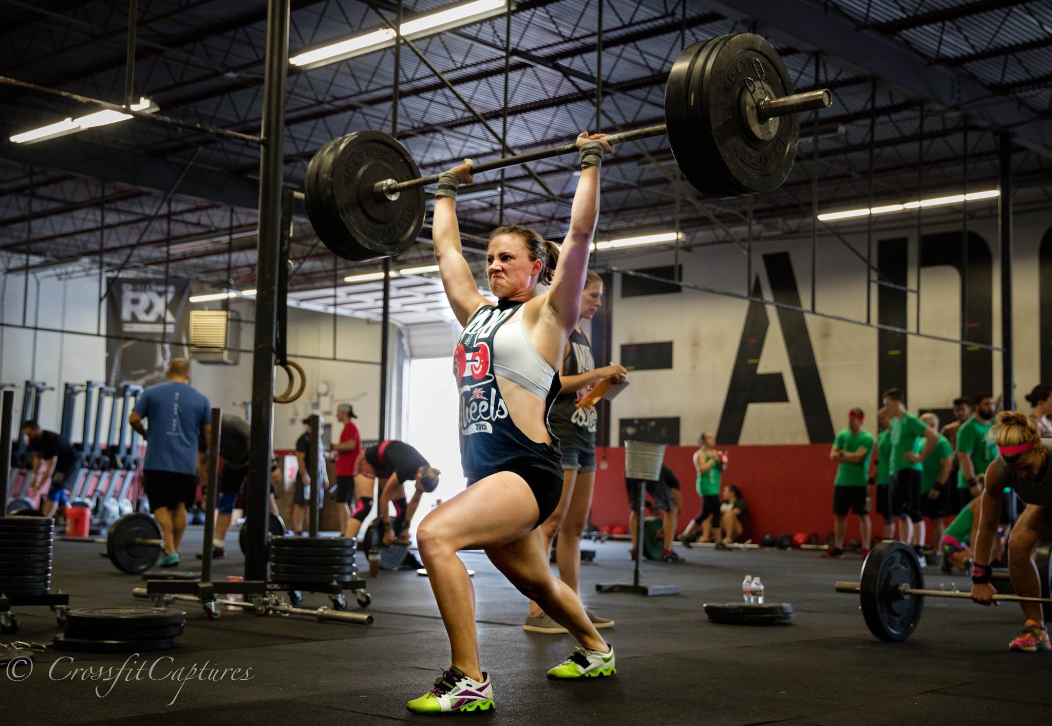 EaDo Elite athlete Camzin Martin in a recent competition. Max Clean and Jerk