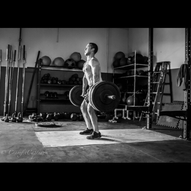 EaDo Elite Athlete Kevin doing cleans Photo Credit: Sierra Prime