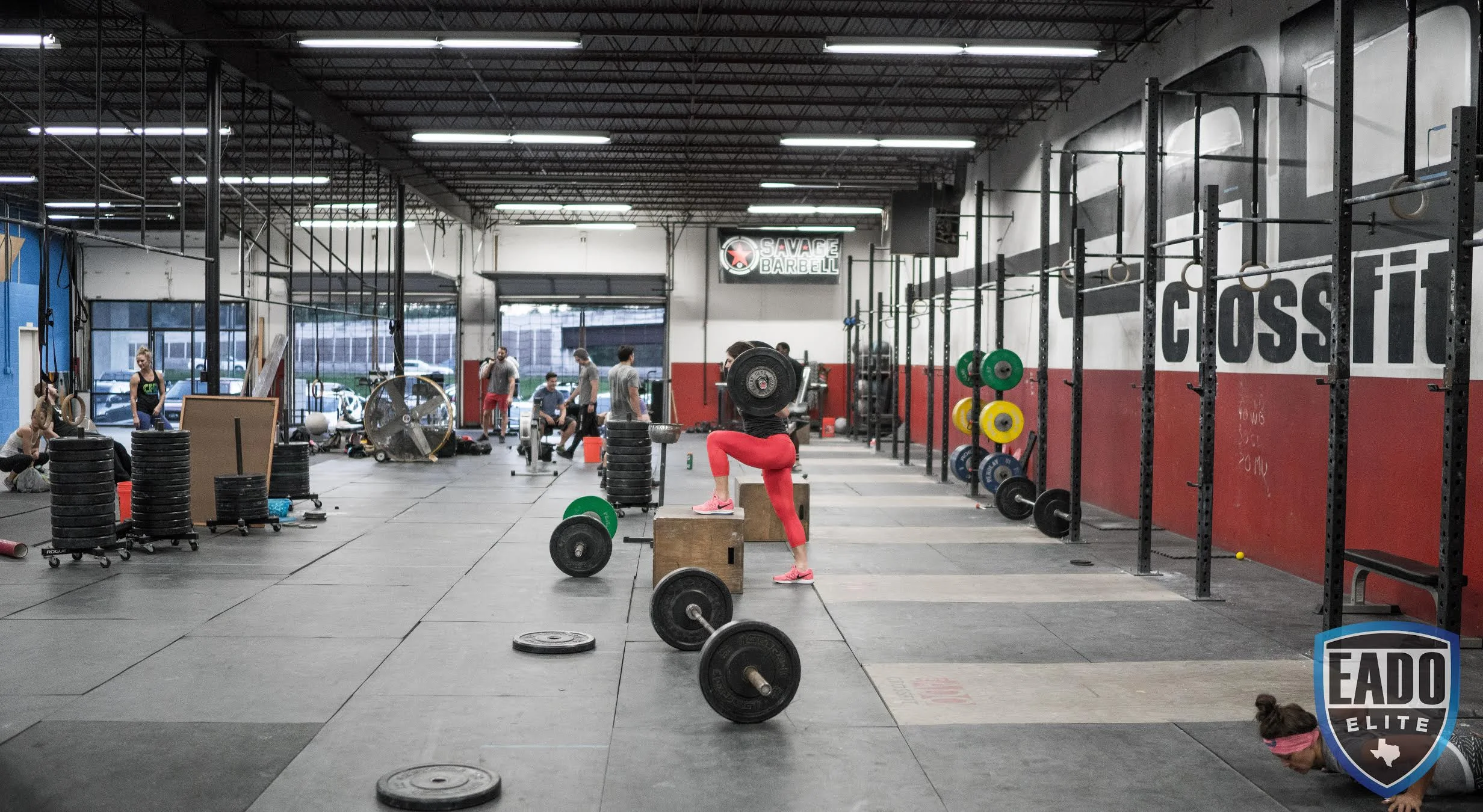 EaDo Elite Athletes going through the 4:30 WOD Photo Credit: Sierra Prime 