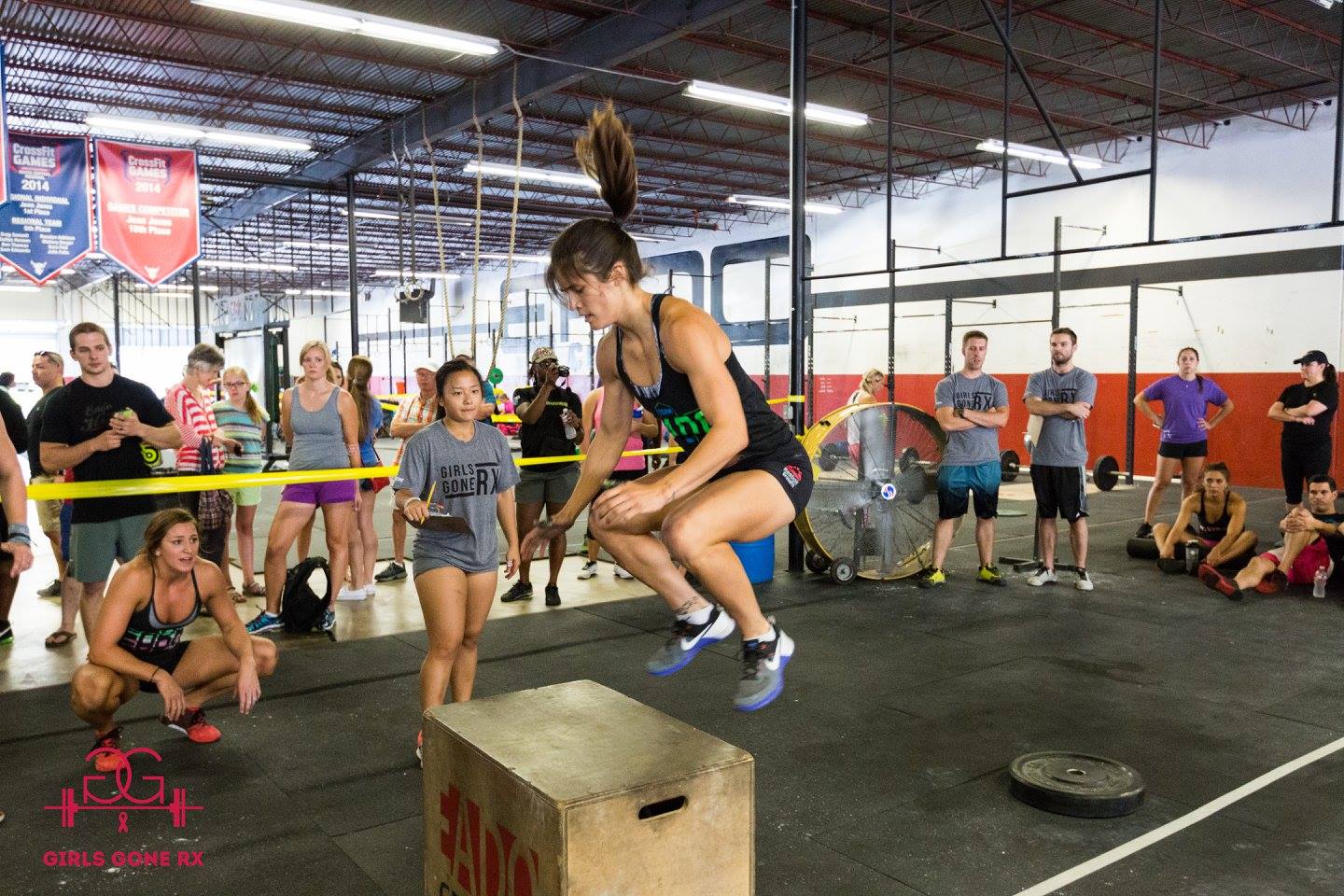 EaDo Elite Athlete Rhett Chase during WOD 3 of Girls Gone RX