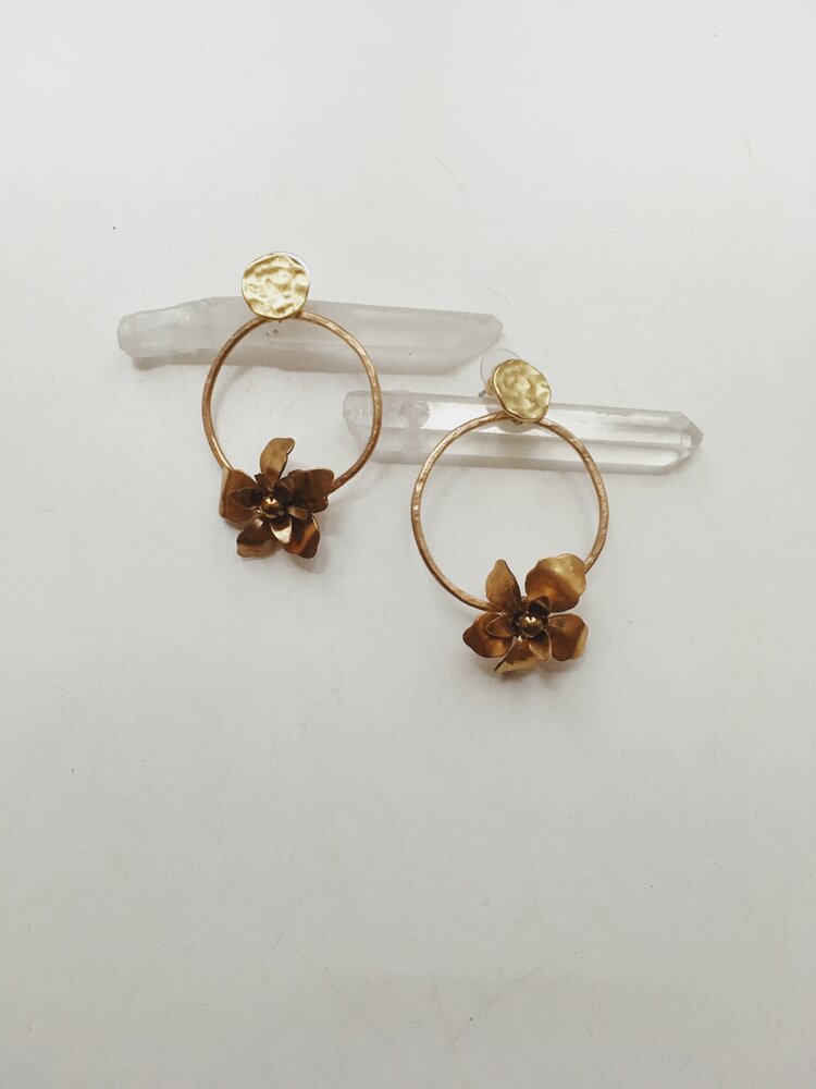 Bespoke hoop earrings #1517