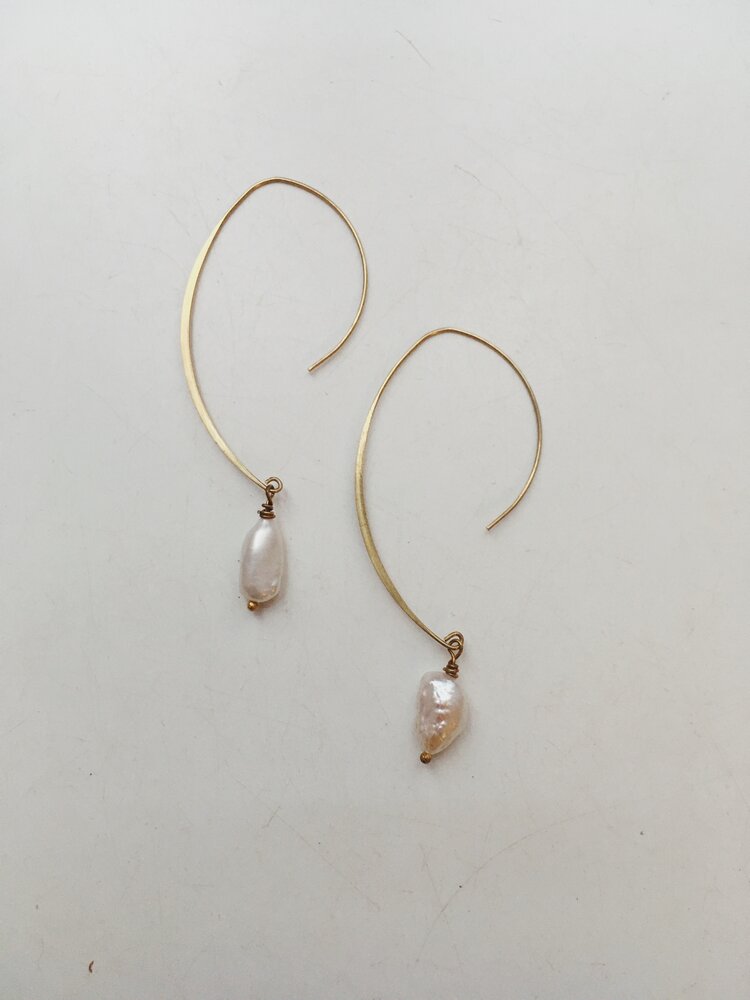 Bespoke hoop earrings #1517