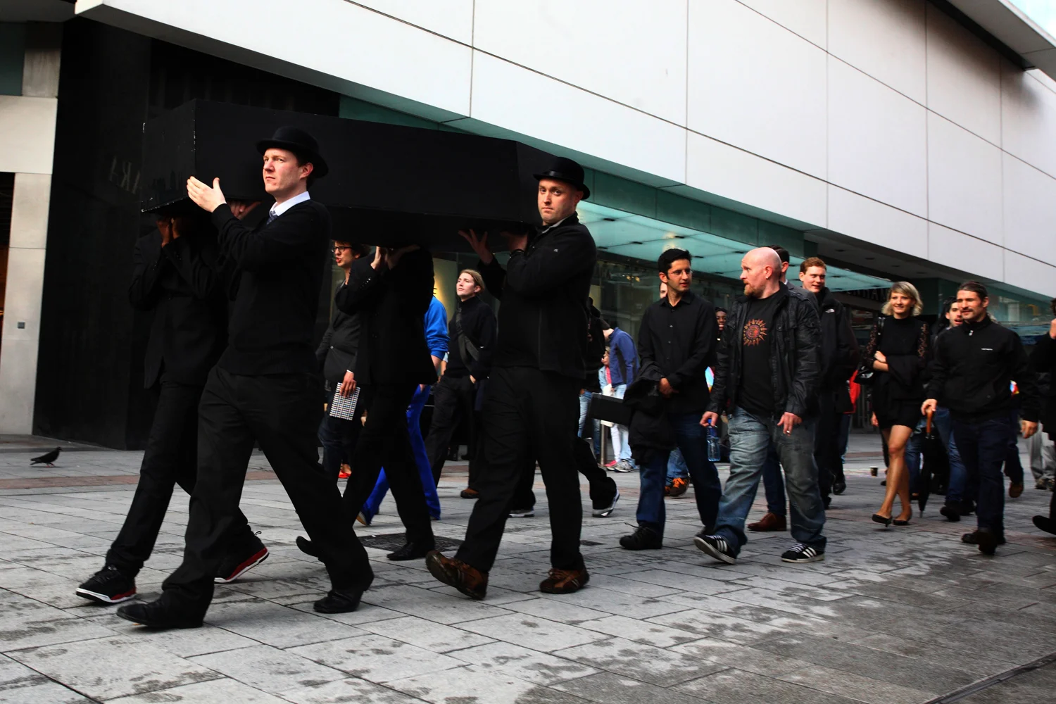 Procession. Henry Street, Dublin.