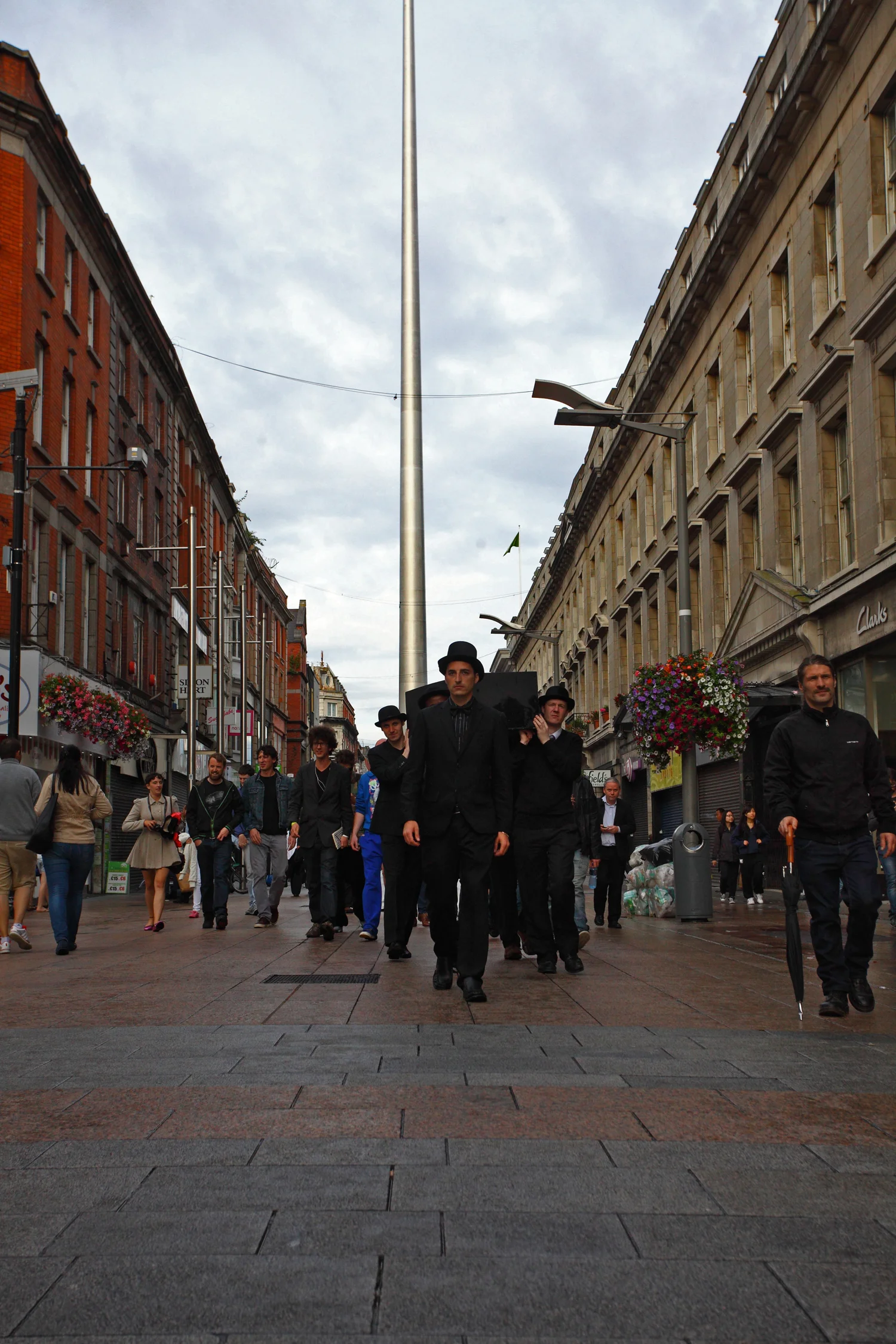 Procession. Henry Street, Dublin.
