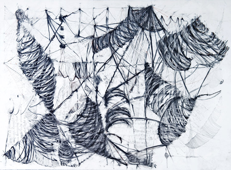 Invisible cities, 2005, penicl on paper, 22 x 30 inches