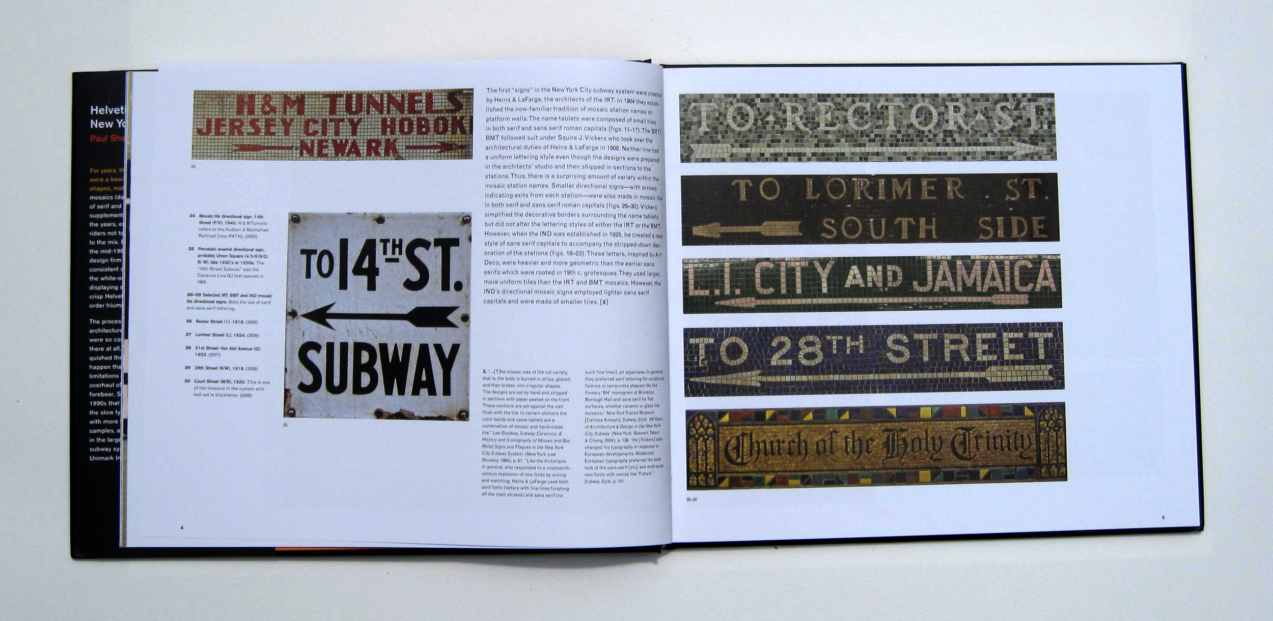 Helvetica and the New York City subway System