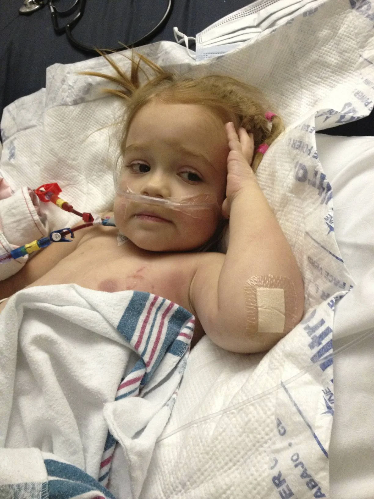 You wake up but we stay in the PICU until 8/23