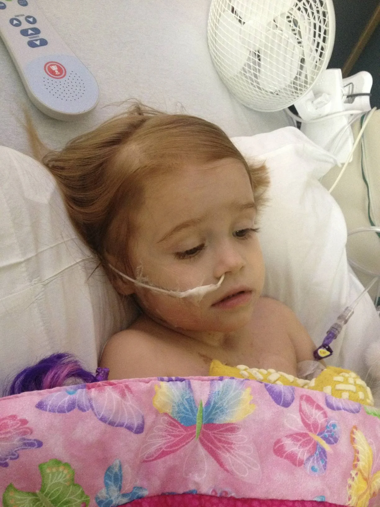 Still not wanting to talk and PTSD is pretty bad around nursing/doctor staff.