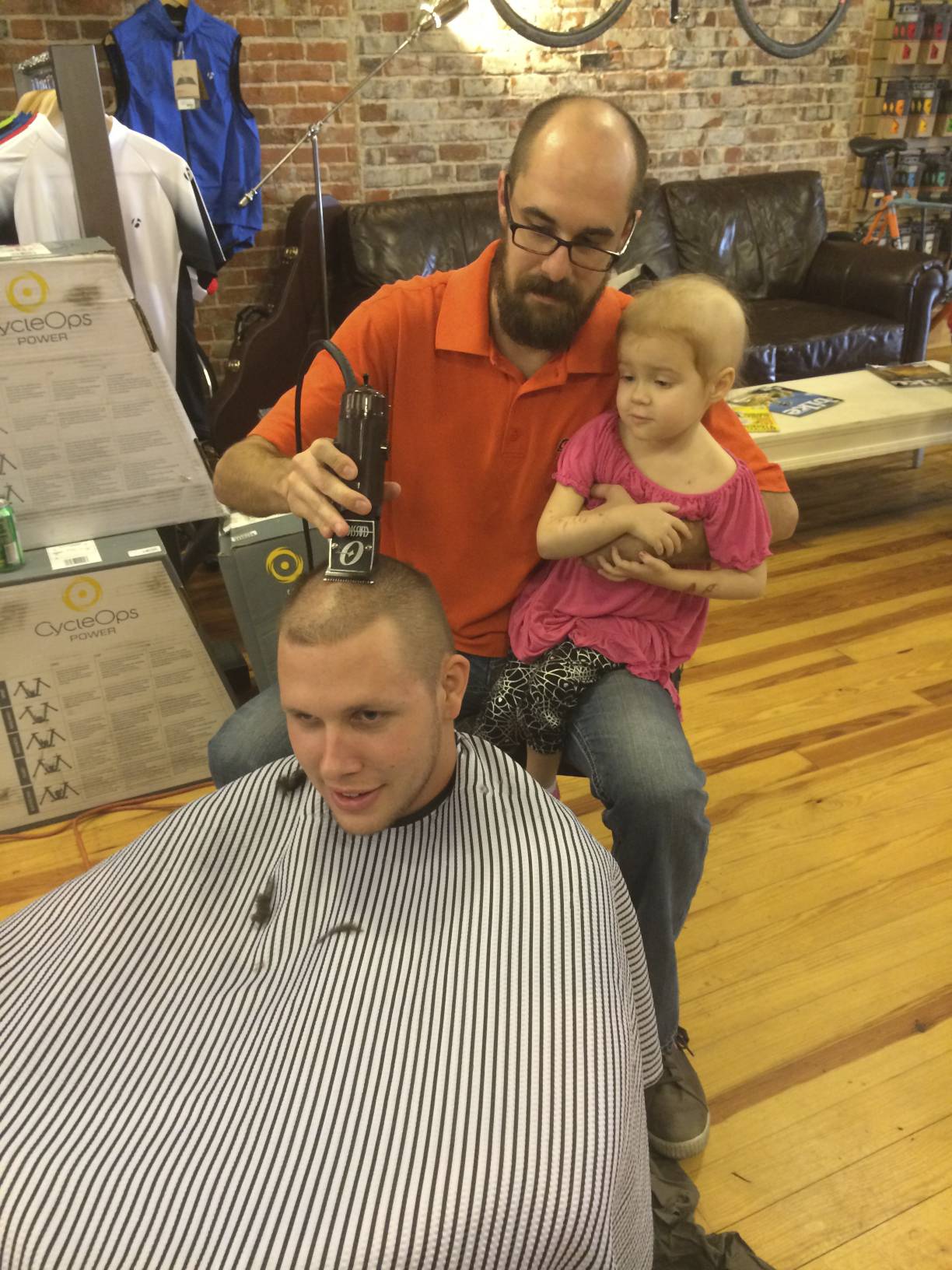 AJ got an updated shave
