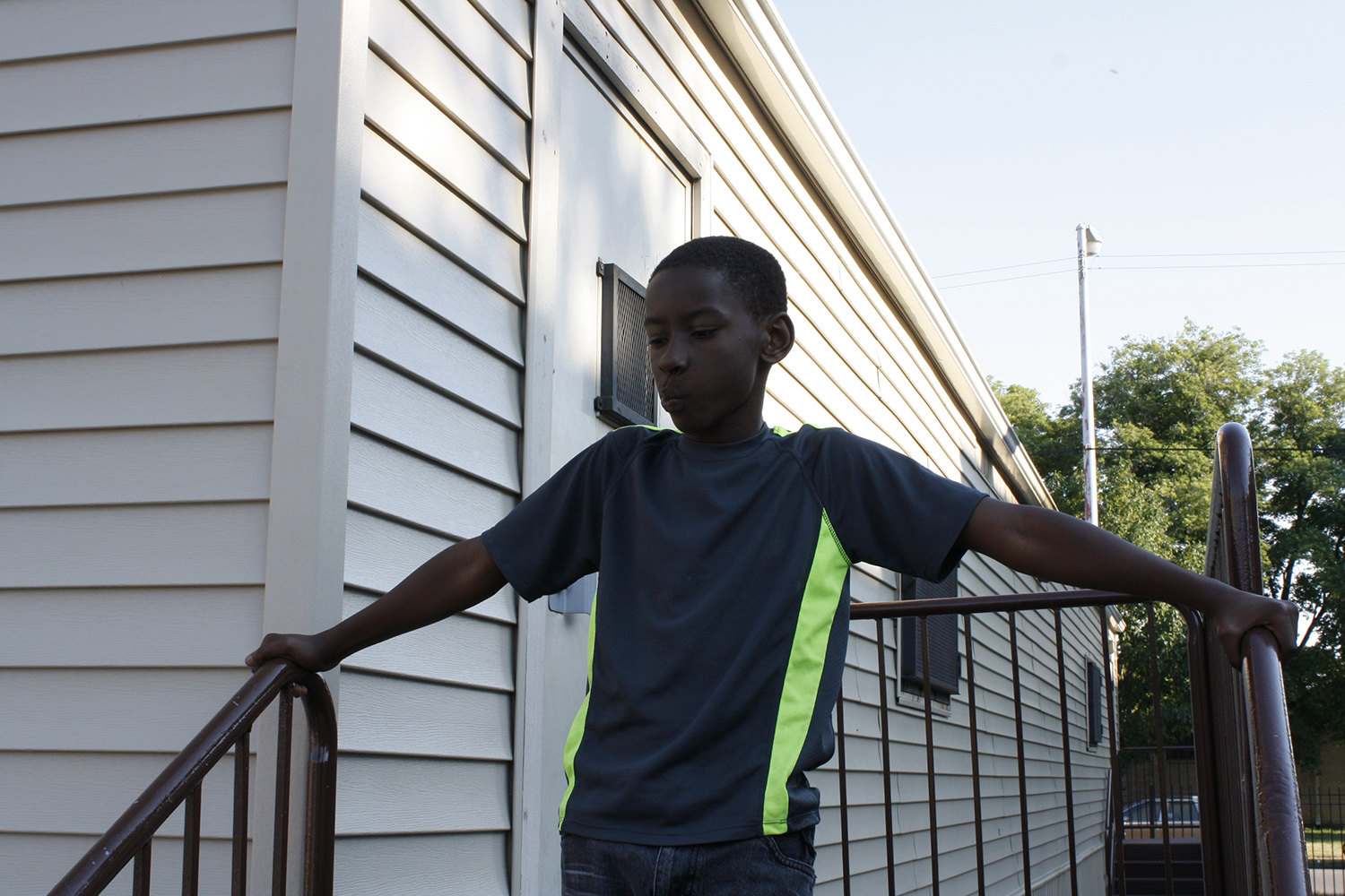 Young boy, George Leland Elementary