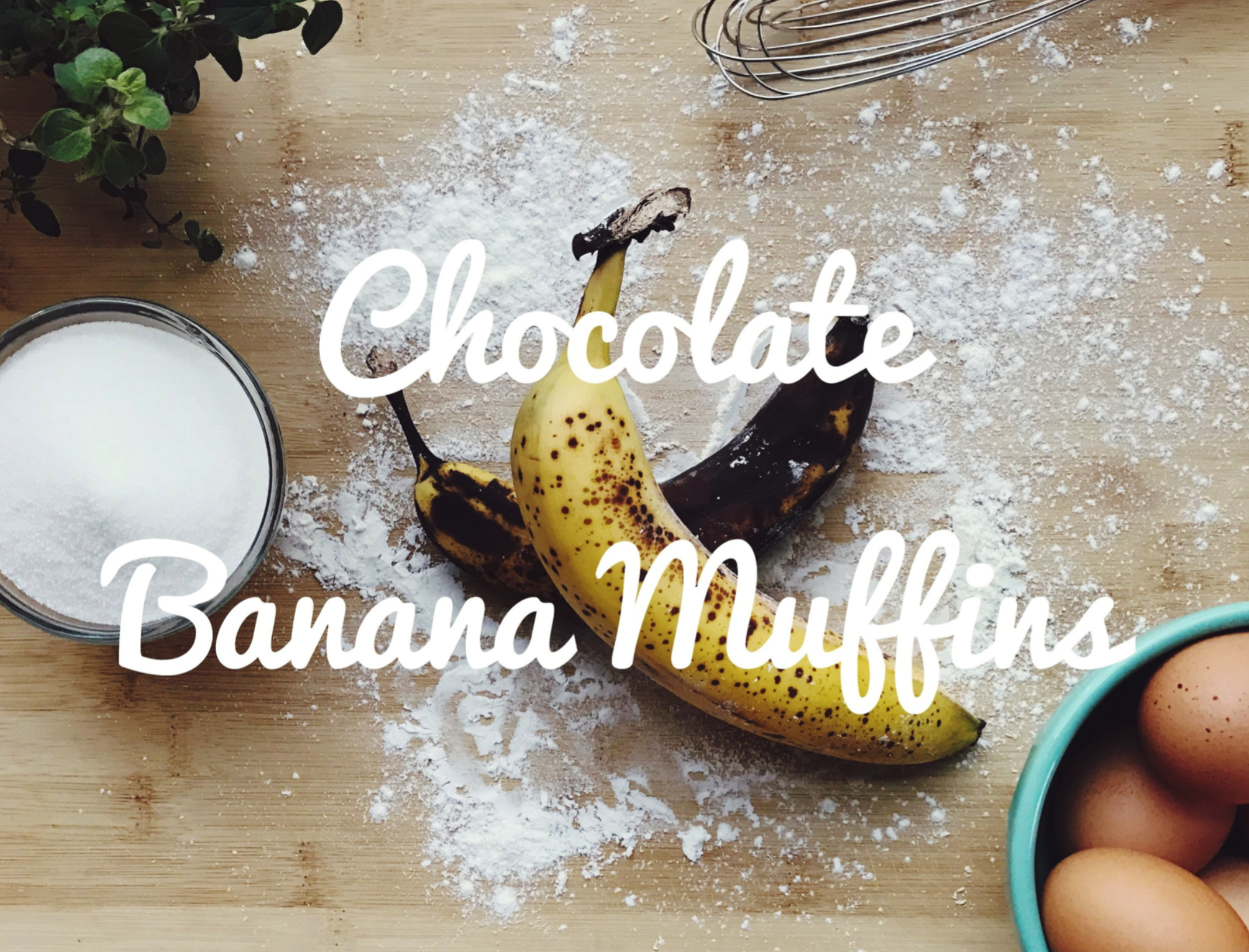 Chocolate Banana Muffins