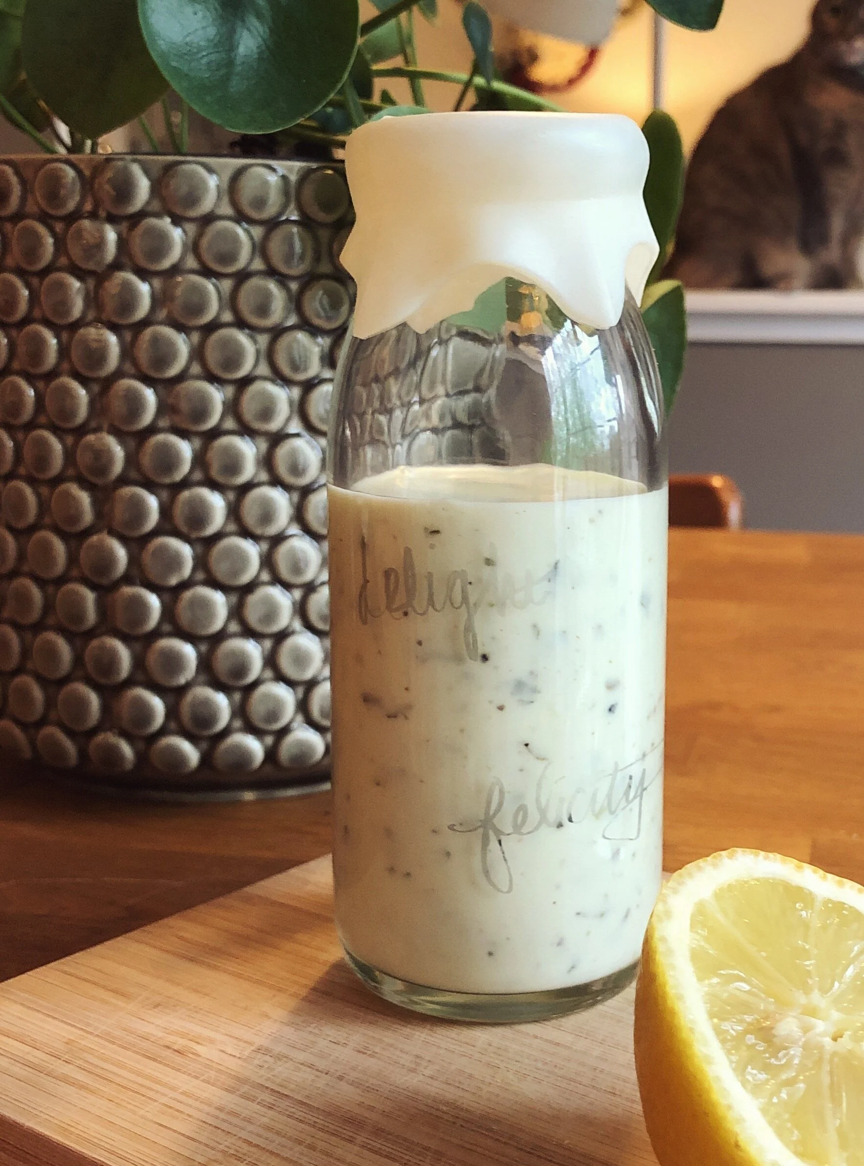 Creamy Basil Dressing