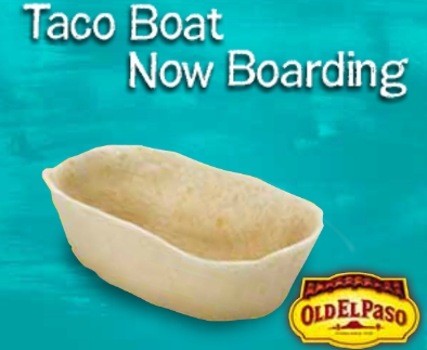  With animation, we made the tortilla boat appear to float on water. 