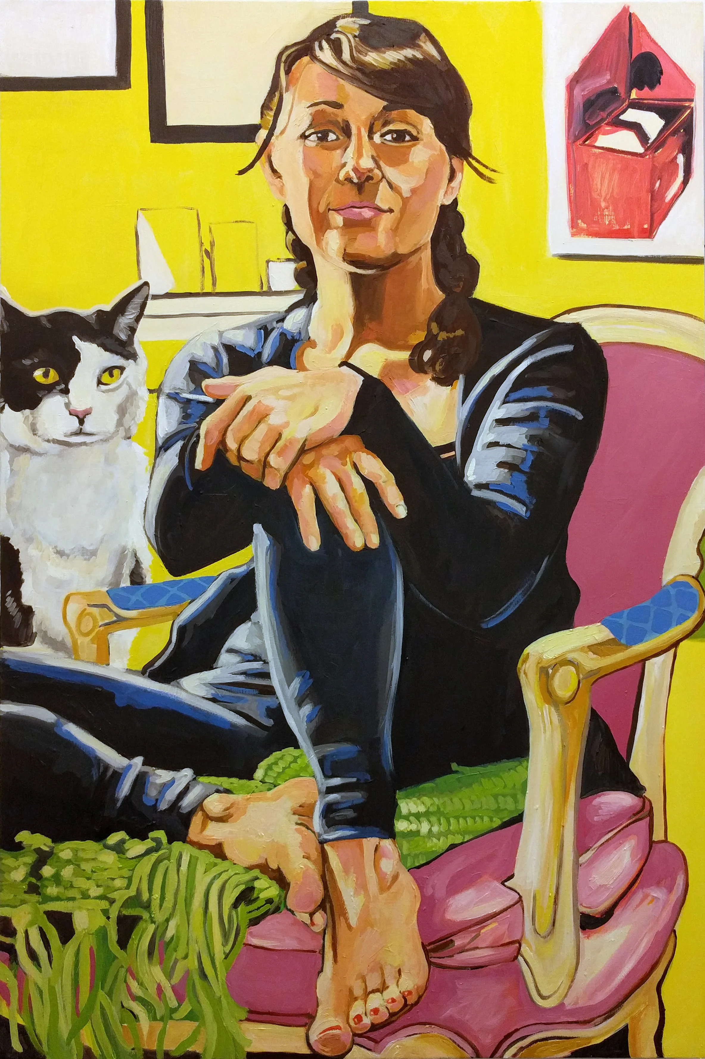The Artist and Her Muse (portrait of Suzanne Stroebe)