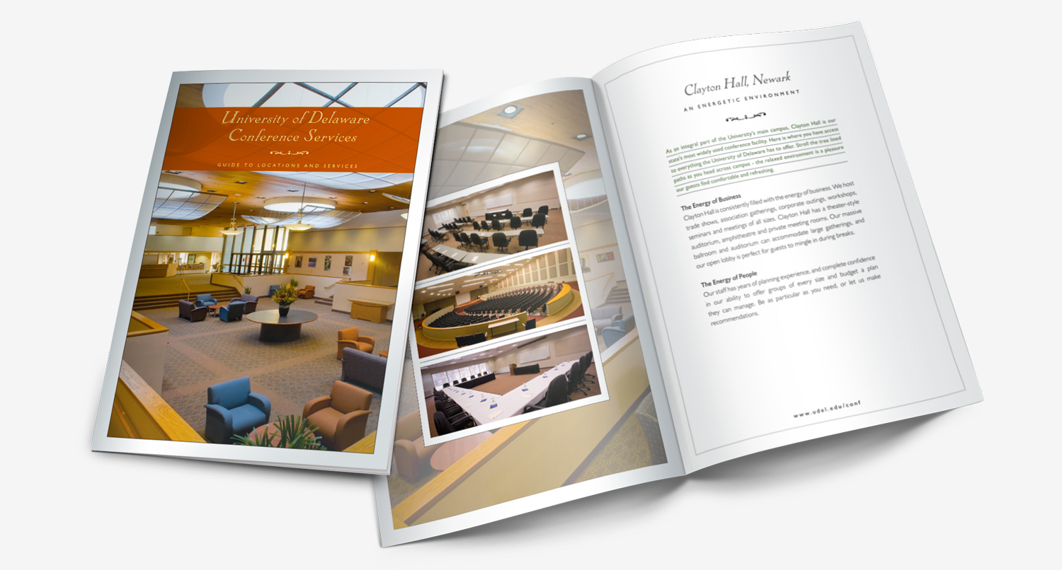 University of Delaware Conference services brochure
