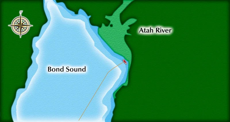 Atah River - Bond Sound - NOT FOR NAVIGATION