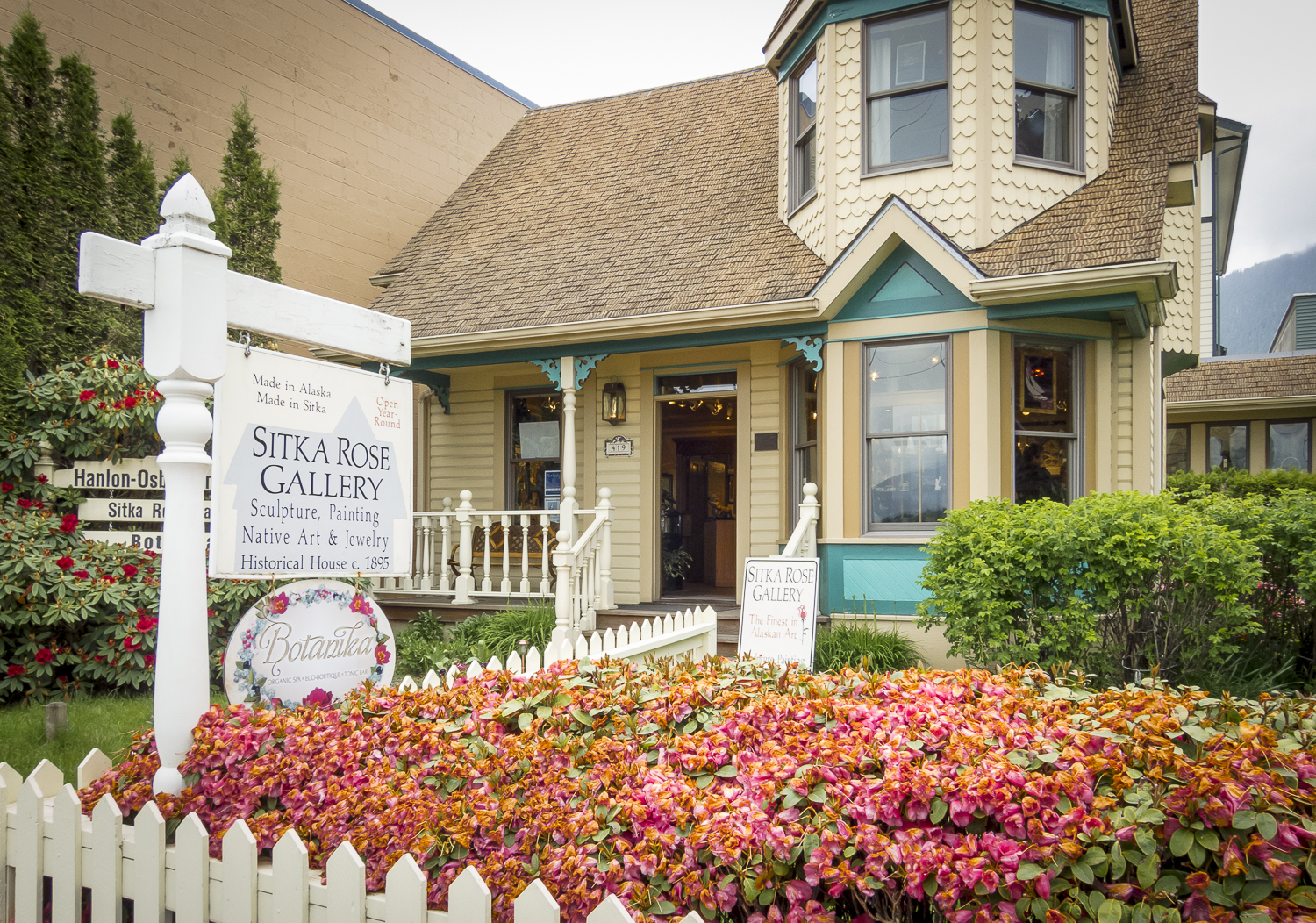 The Sitka Rose Gallery in Stika.
