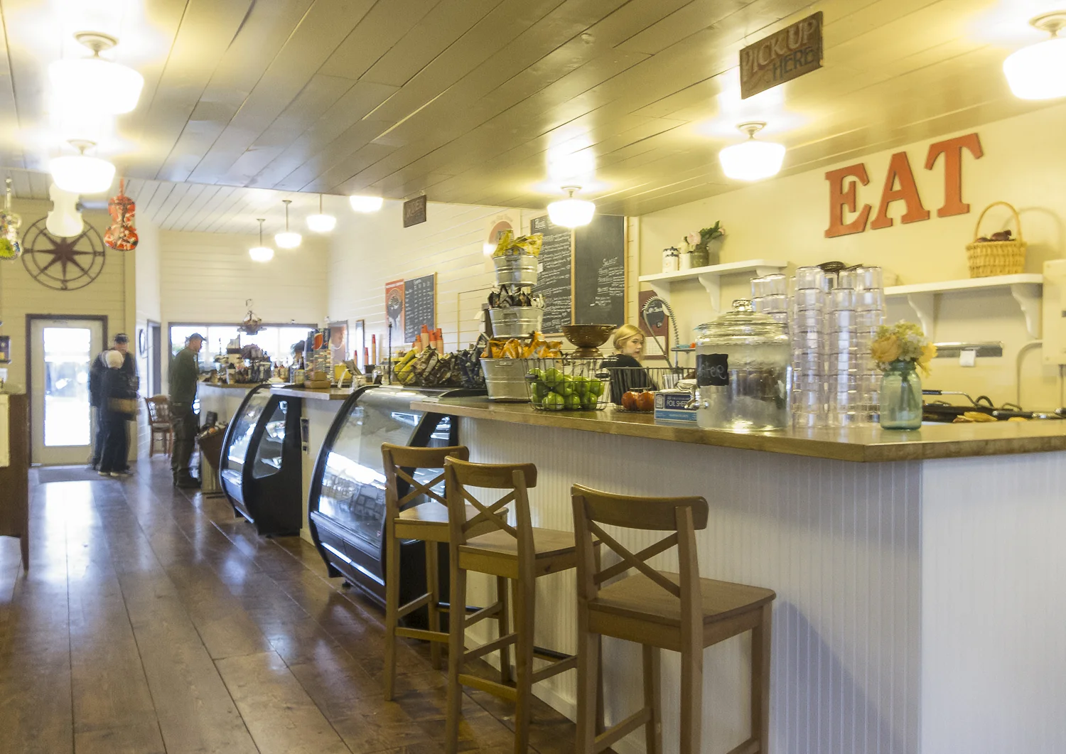 Lot's of choice at the Homeport Eatery.