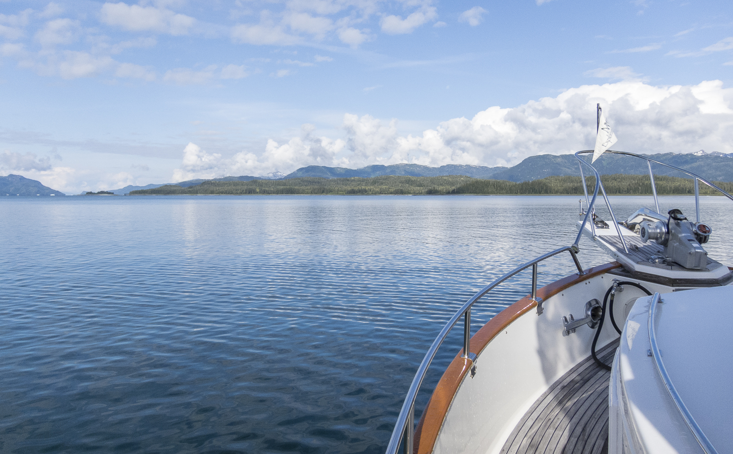 Perfect weather in Prince William Sound