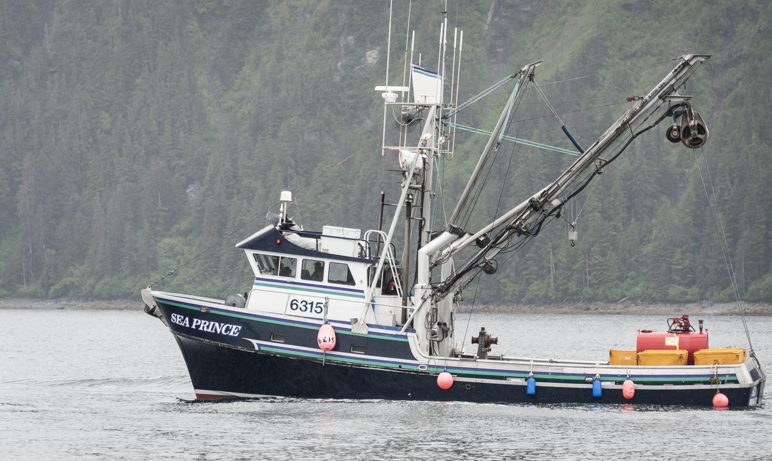 One of the thousands of fishing boats we passed in Prince William Sound