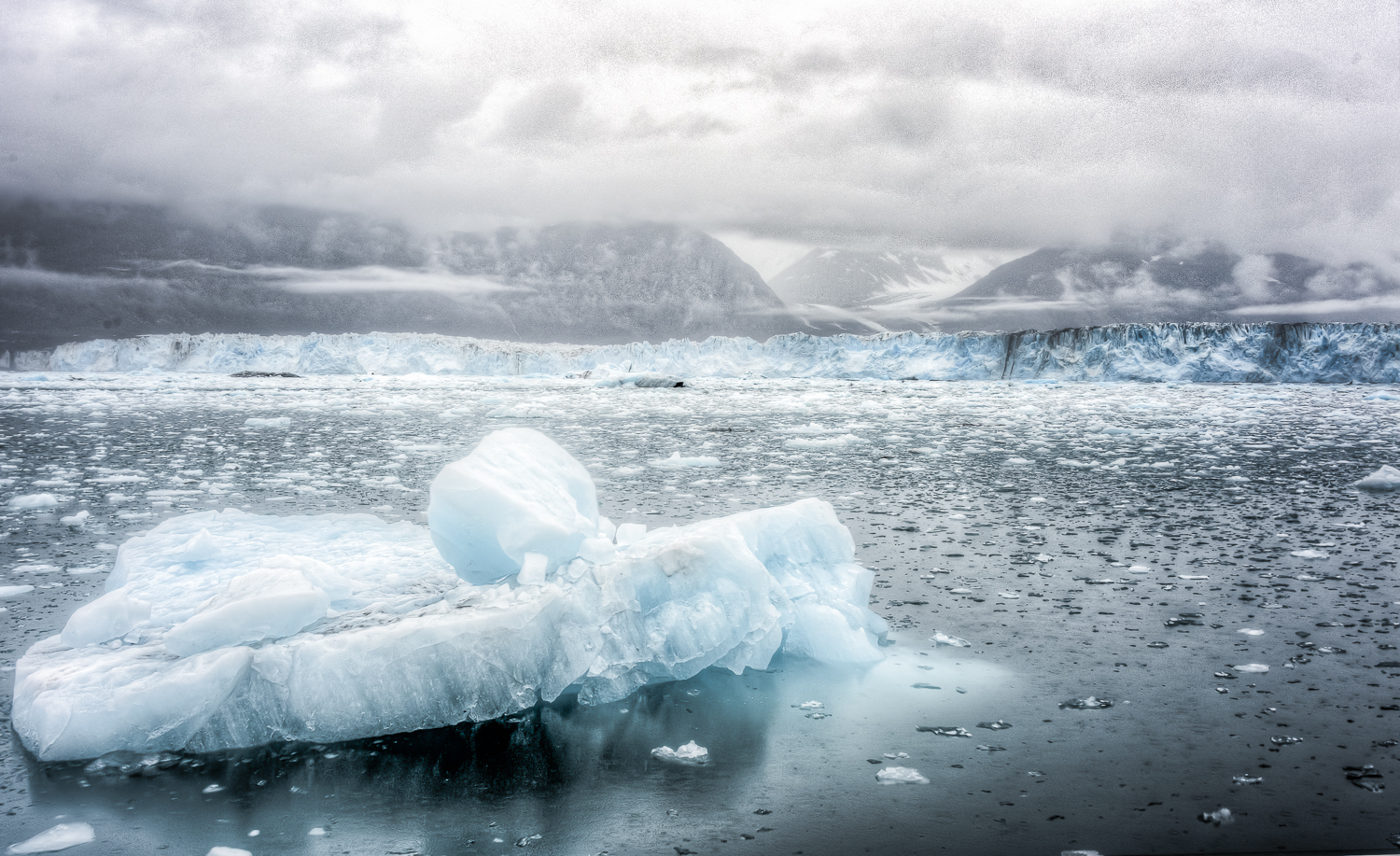 Columbia Glacier and its offspring surround us