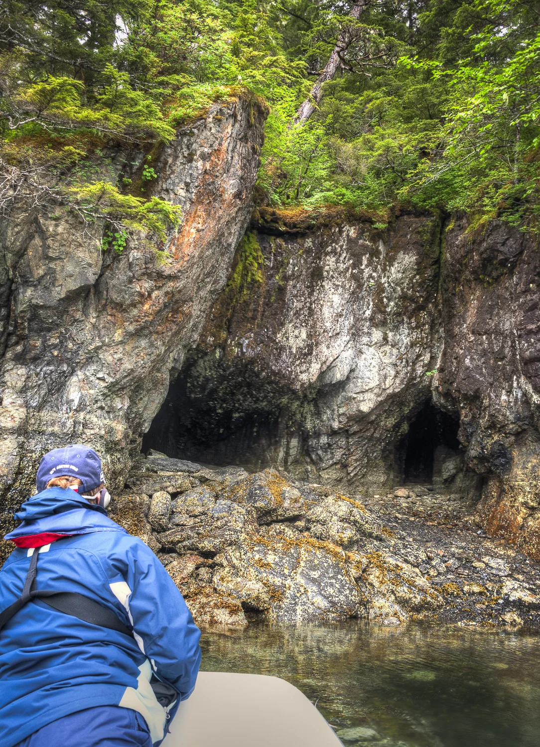 What's in those caves?
