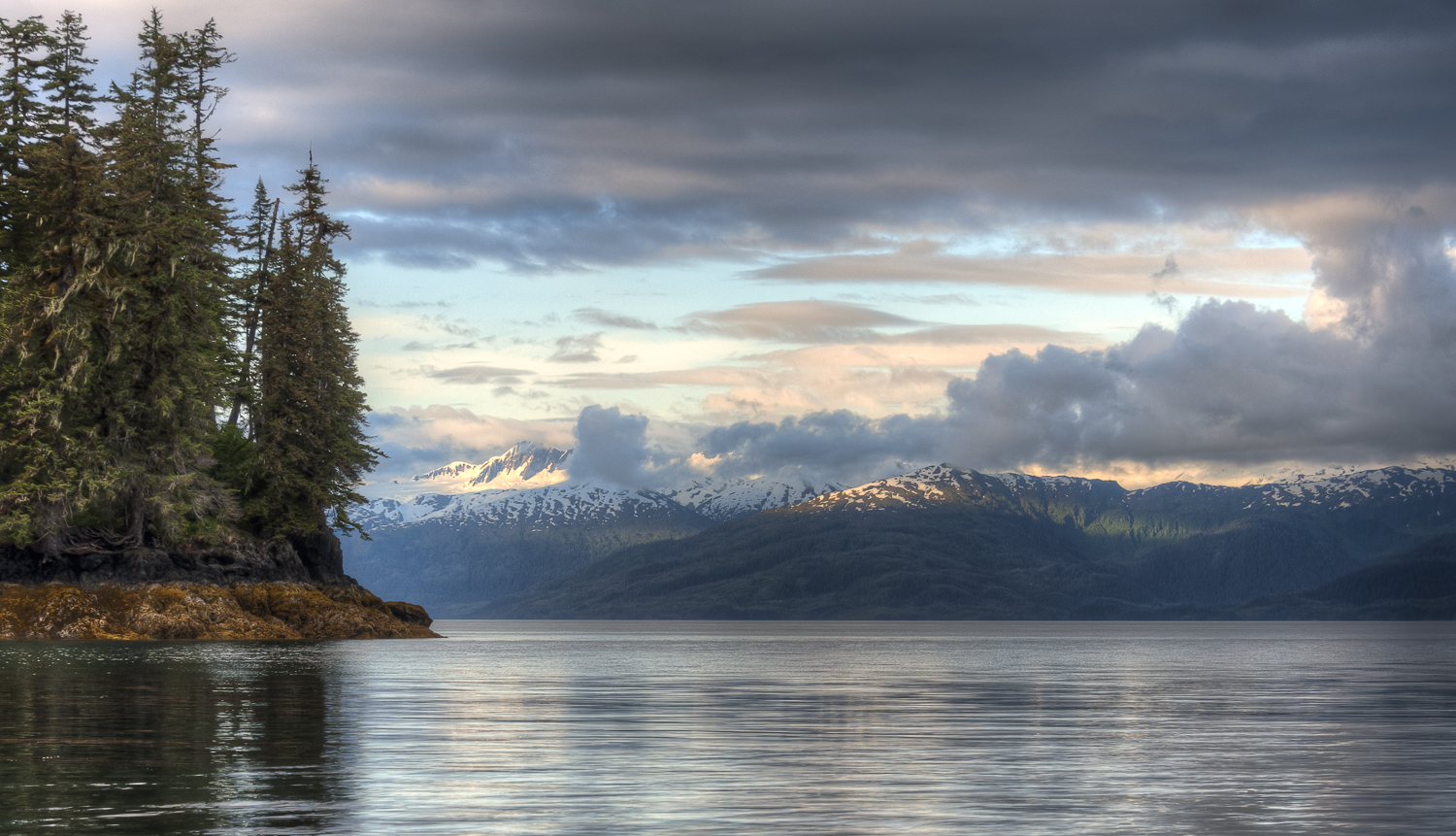 Hummer Bay alpenglow